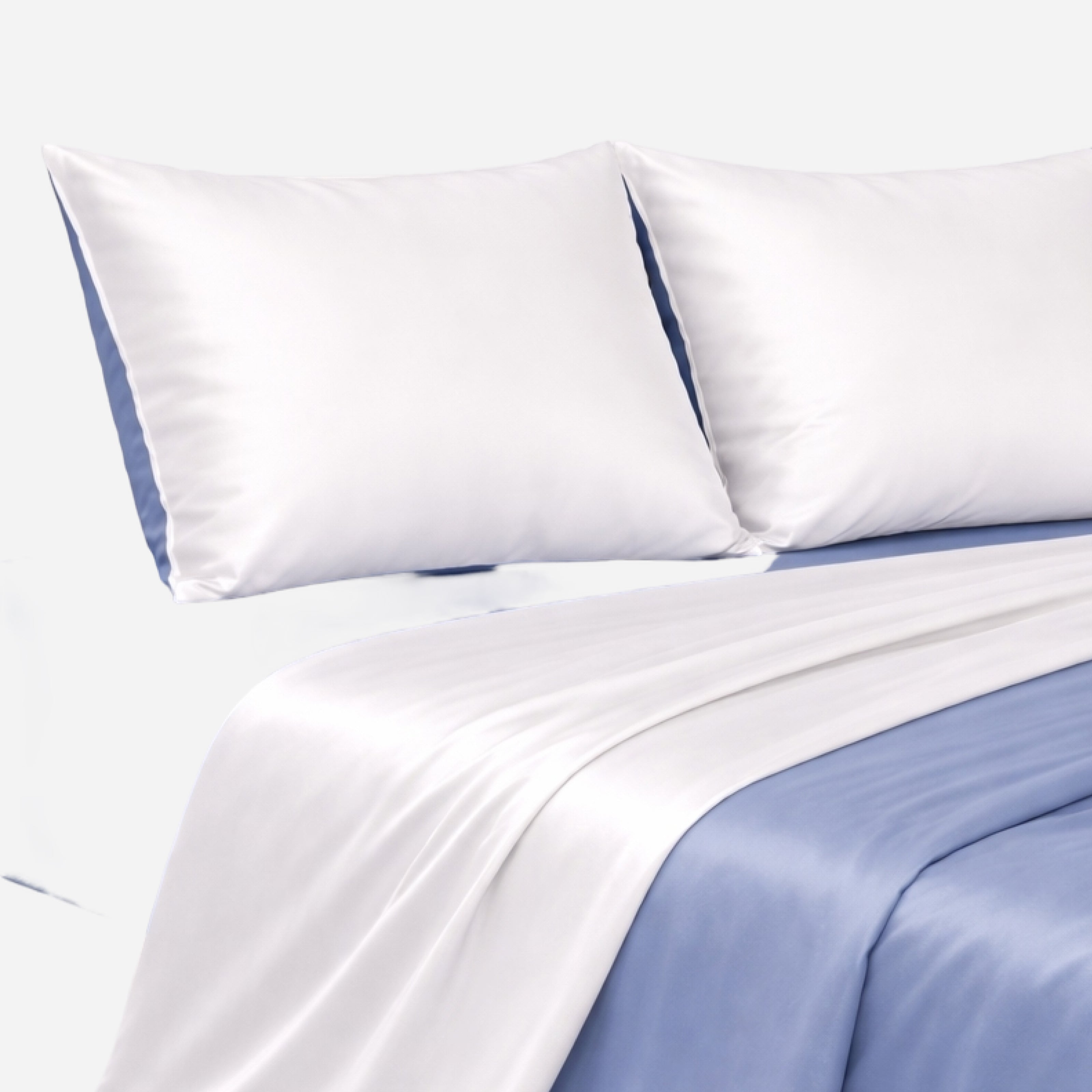 Комплект постільної білизни Шовк-Сатин - Молочний