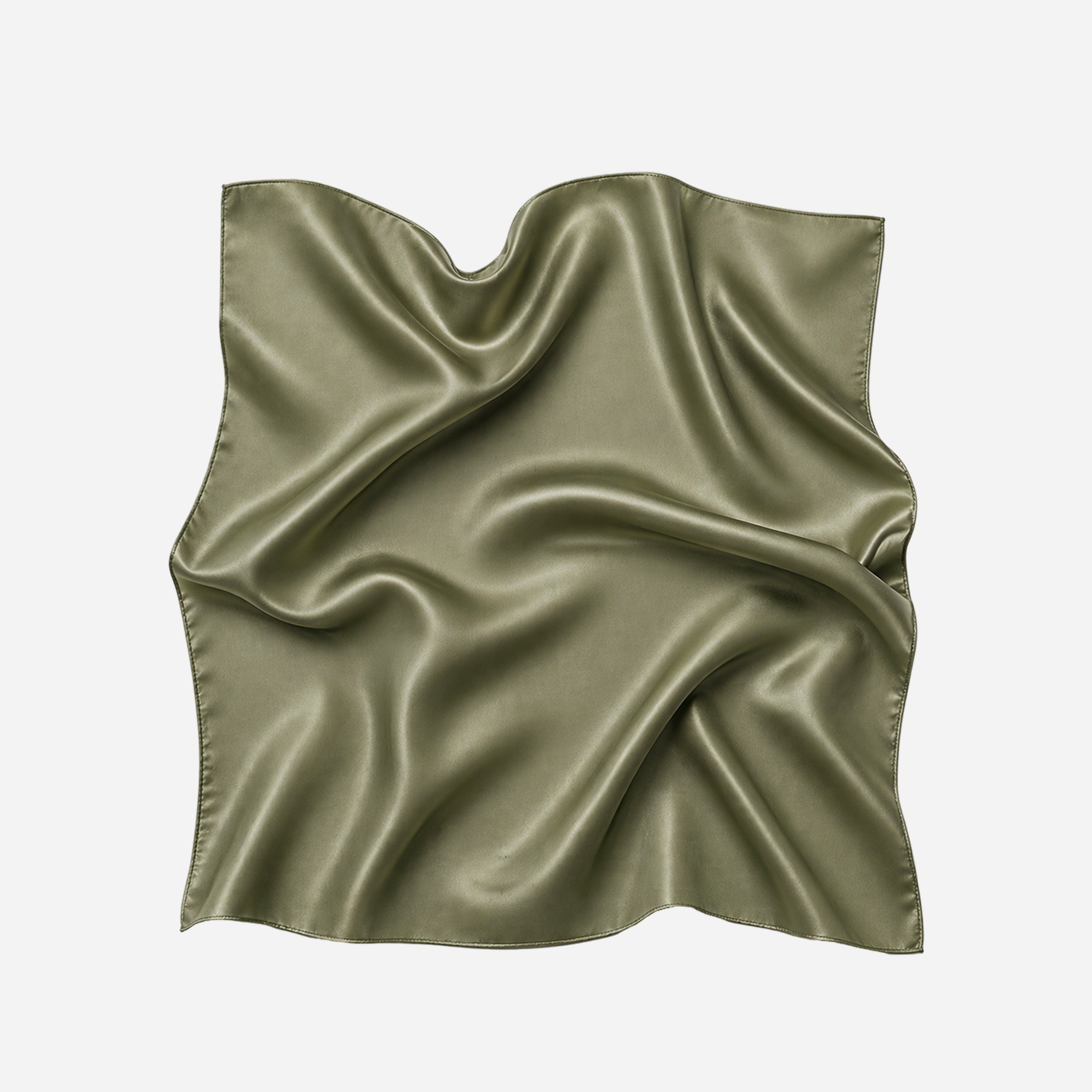 Pure Silk Scarf - Forest Moss