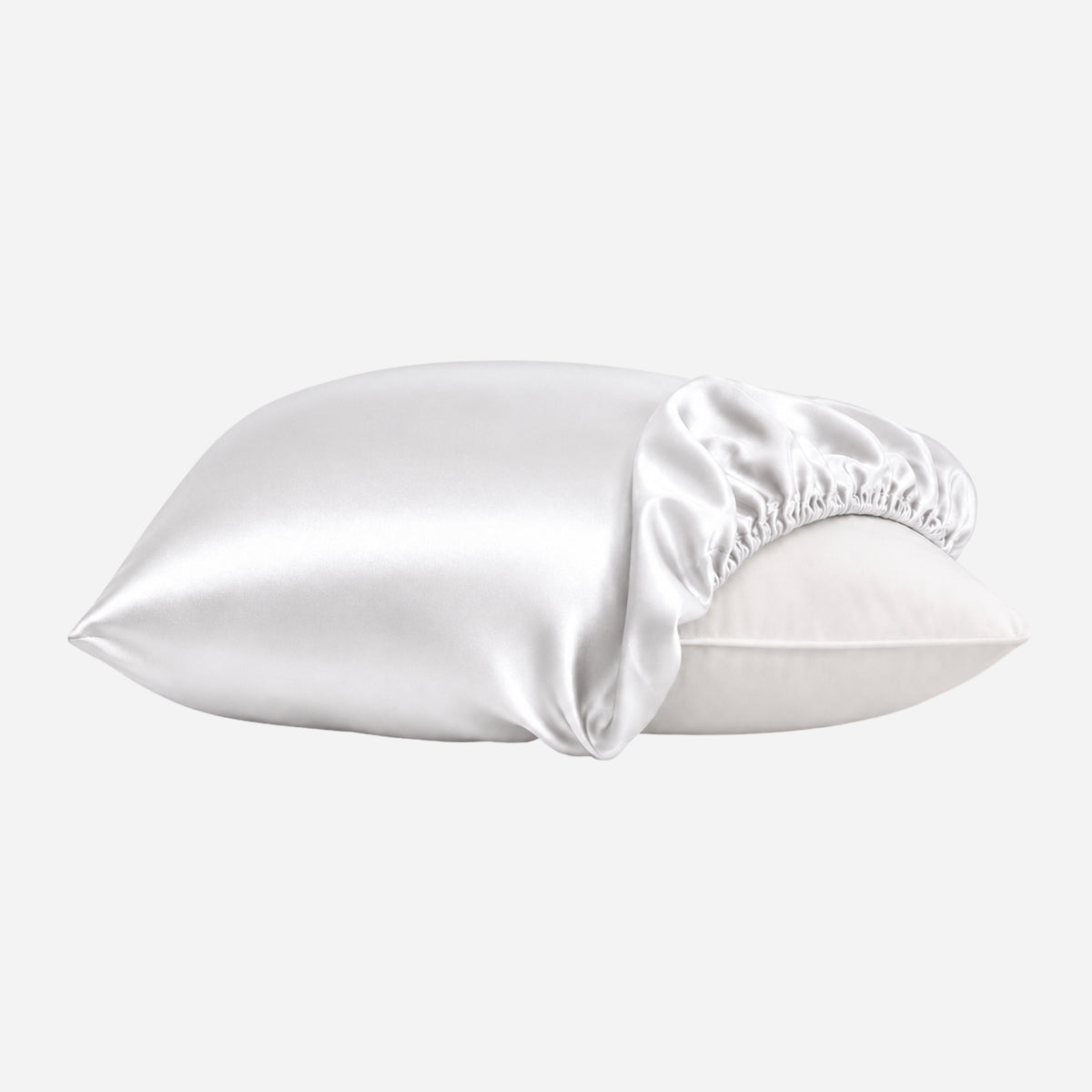 Travel Pillowcase with Elastic Band - Off White