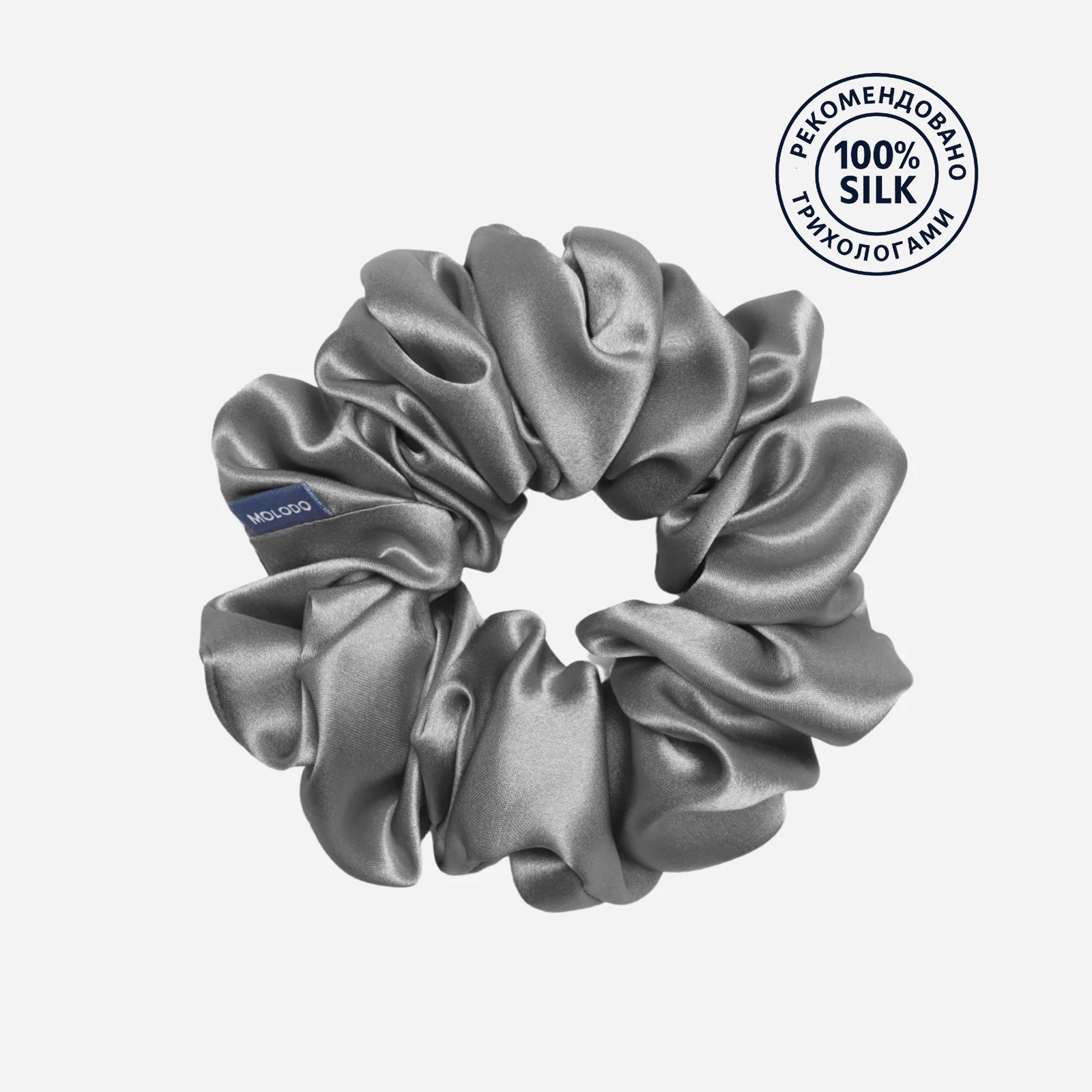 Silk Scrunchie MAXI - Stone Grey