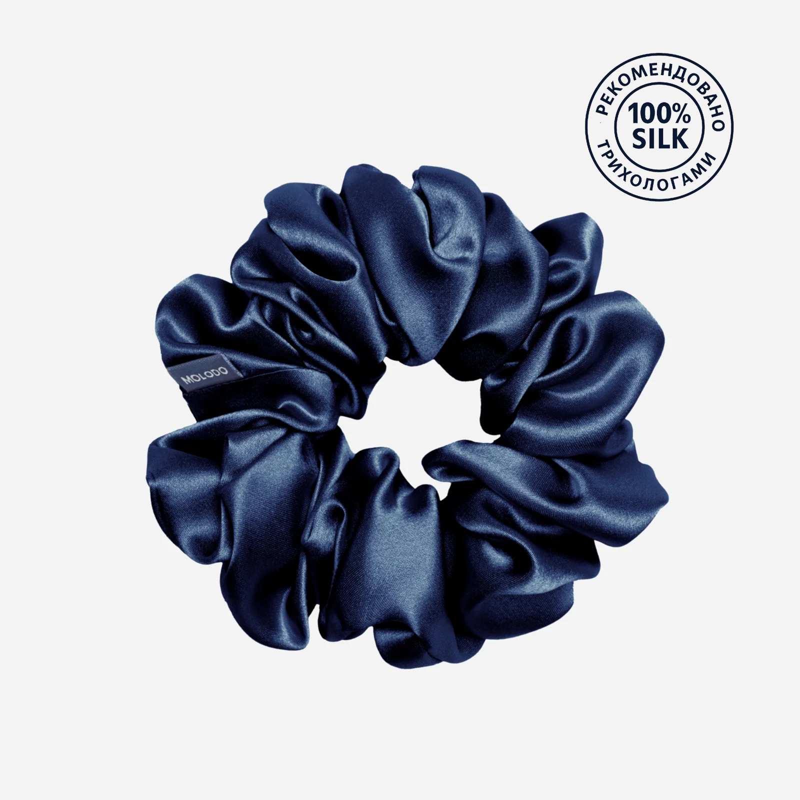 Silk Scrunchie MAXI - Deep Sea