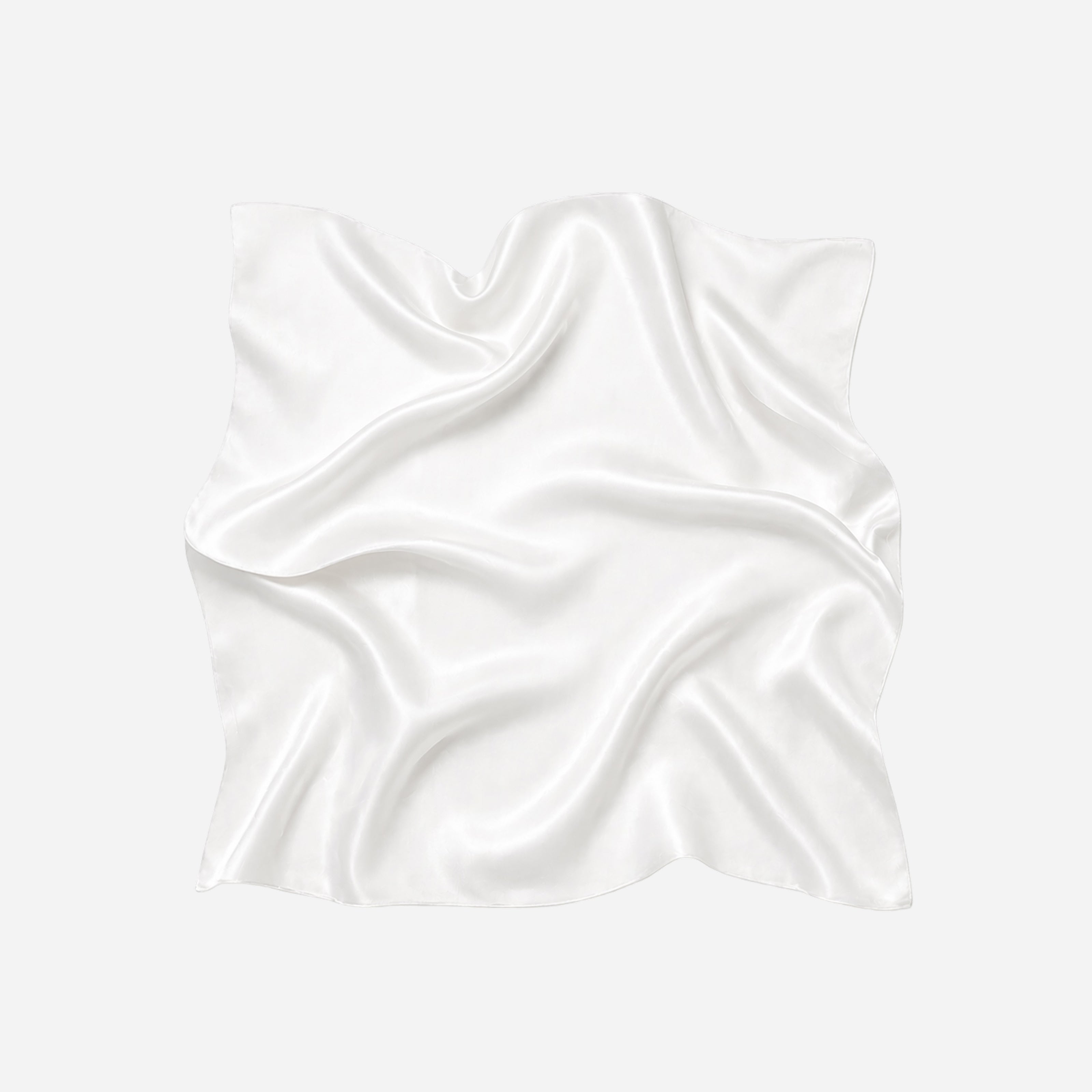 Pure Silk Scarf - Off White