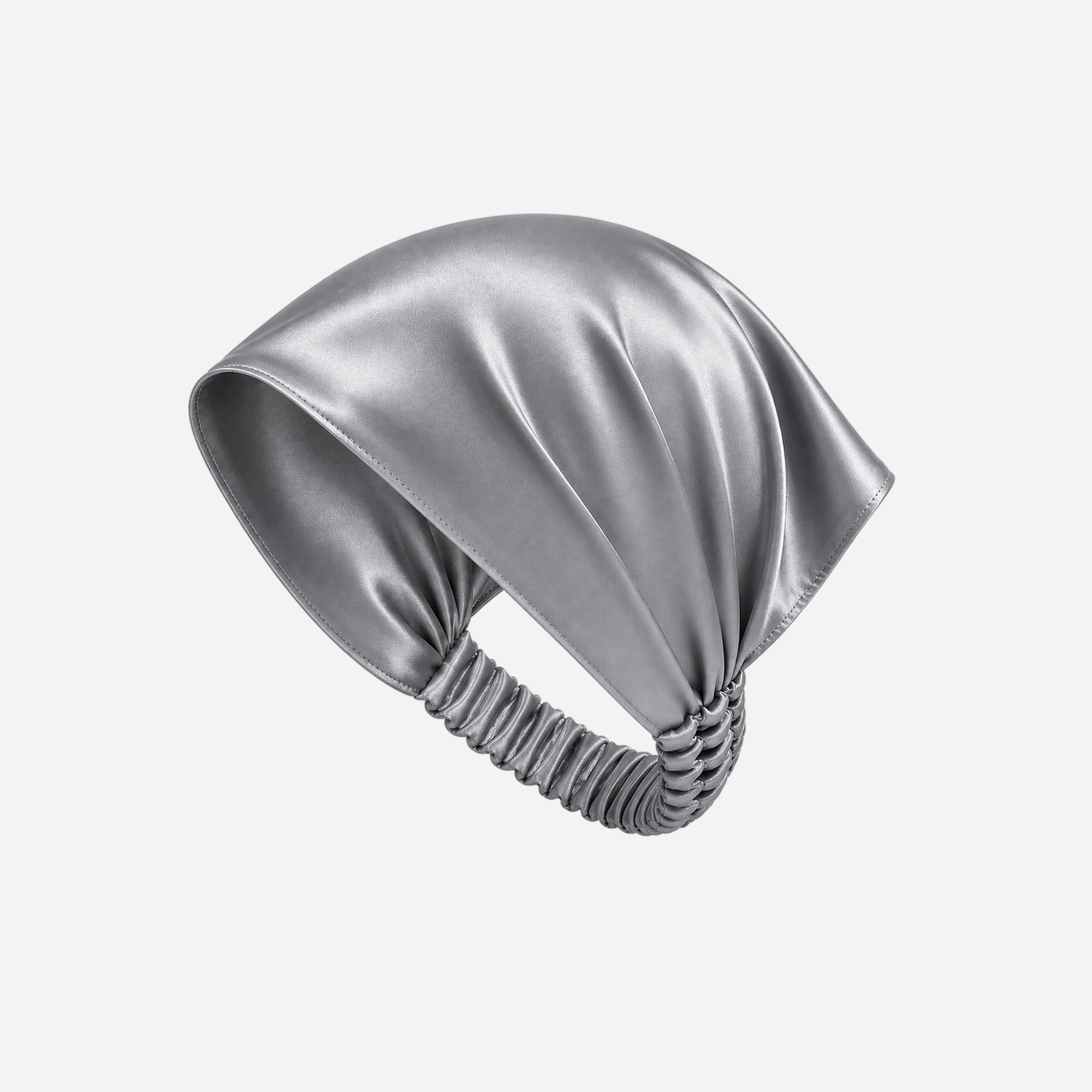 Silk Bandana - Stone Grey