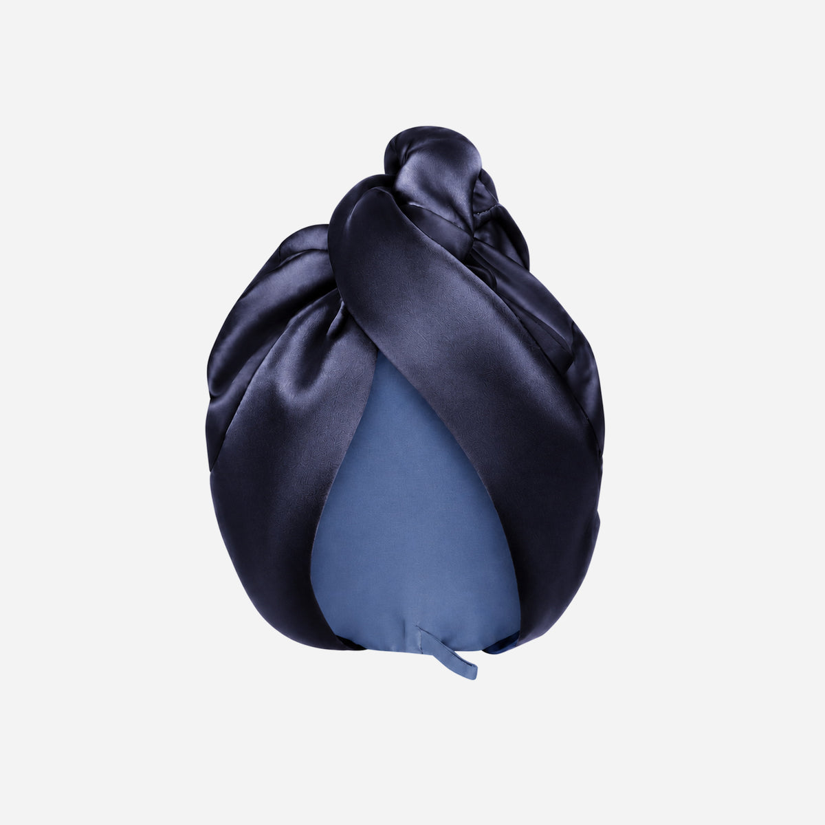 Silk Hair Turban for Wet Hair – Fast Drying Mulberry Silk & Microfiber Head Towel - Night Sky