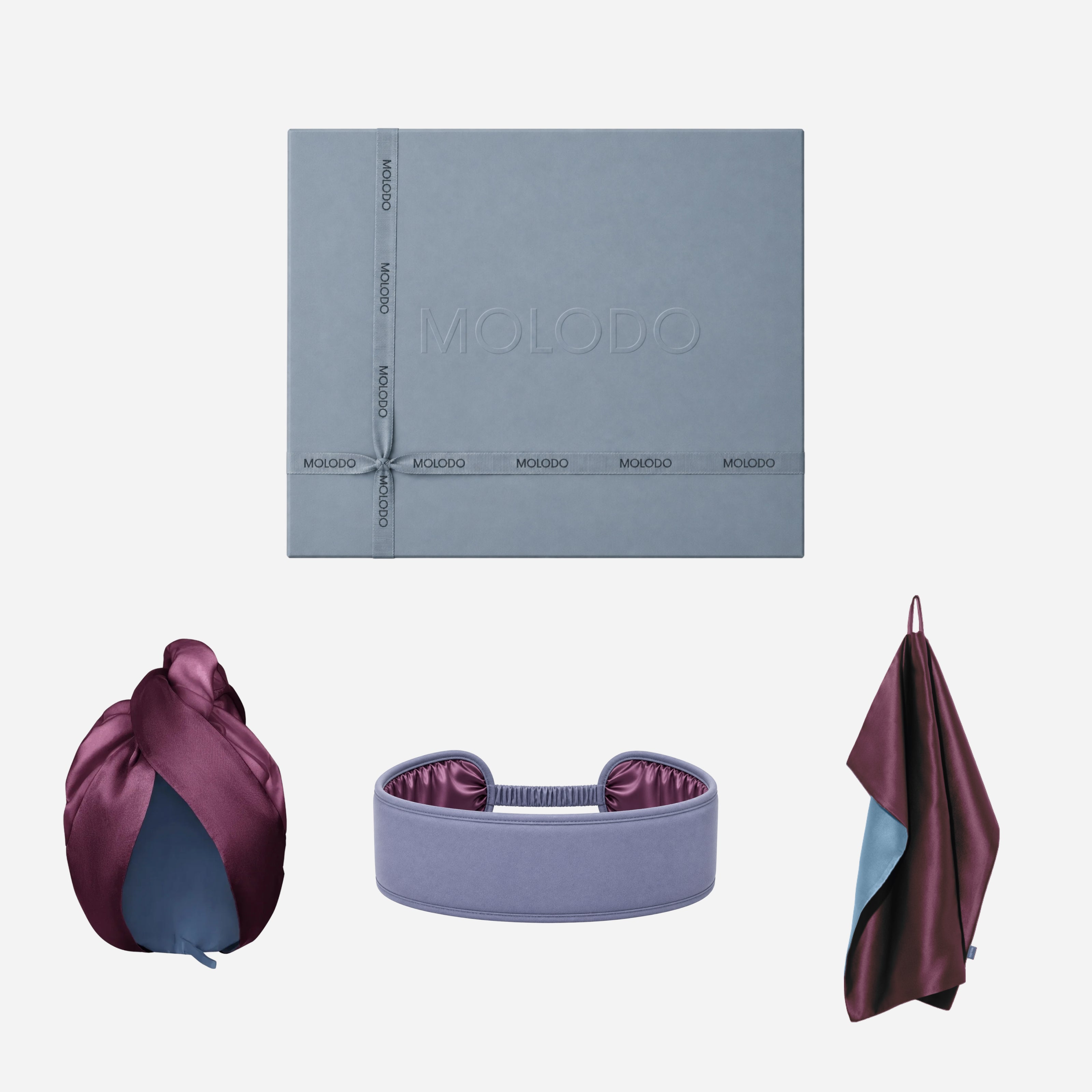 Silk Set "Morning Ritual" - Plum