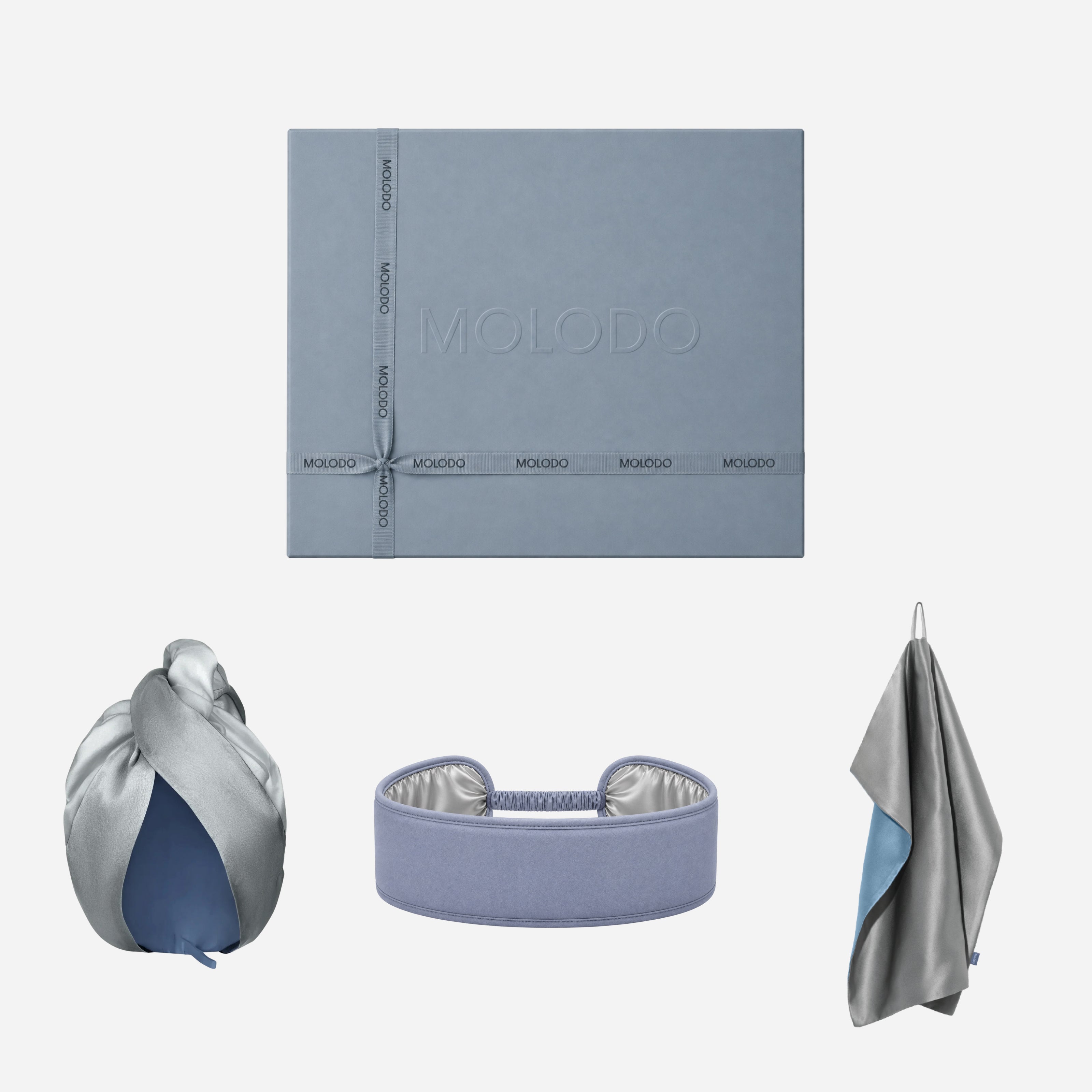 Silk Set "Morning Ritual" - Stone Grey