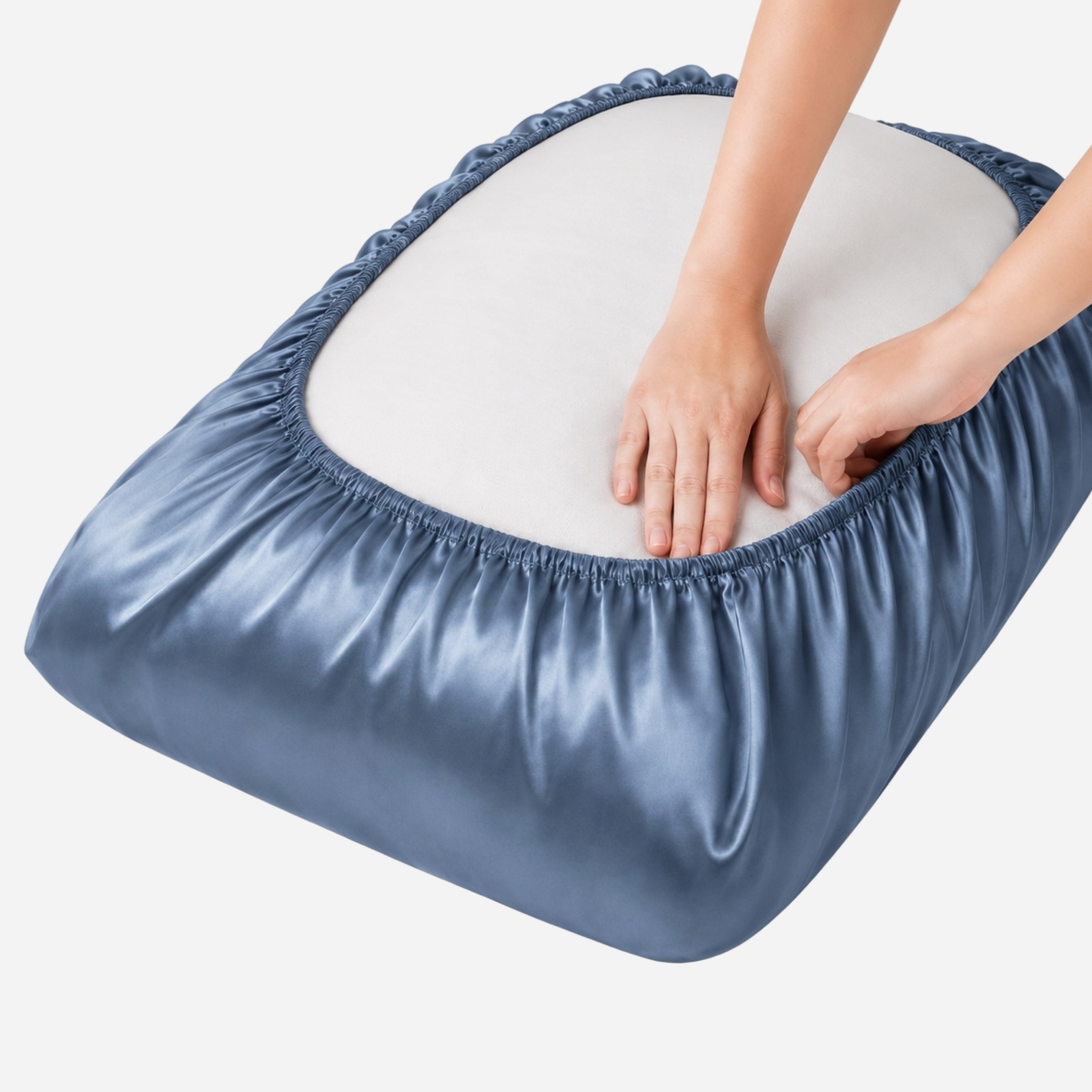 Travel Pillowcase with Elastic Band - MOLODO Blue