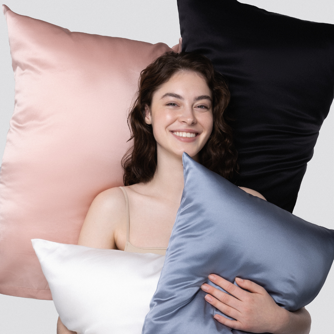 100% Silk Pillowcase - Powder Pink