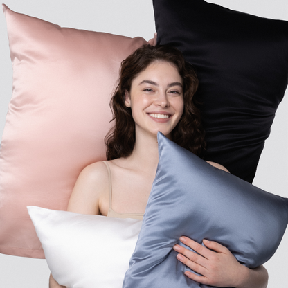 100% Silk Pillowcase - Powder Pink