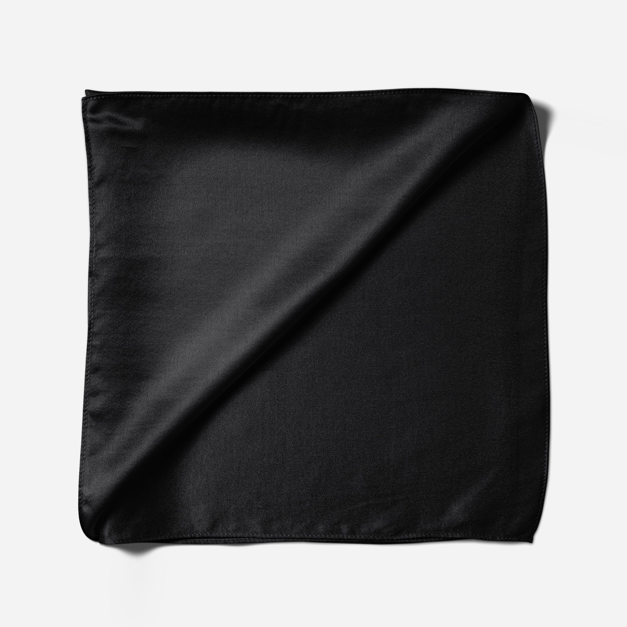 Pure Silk Scarf - Black