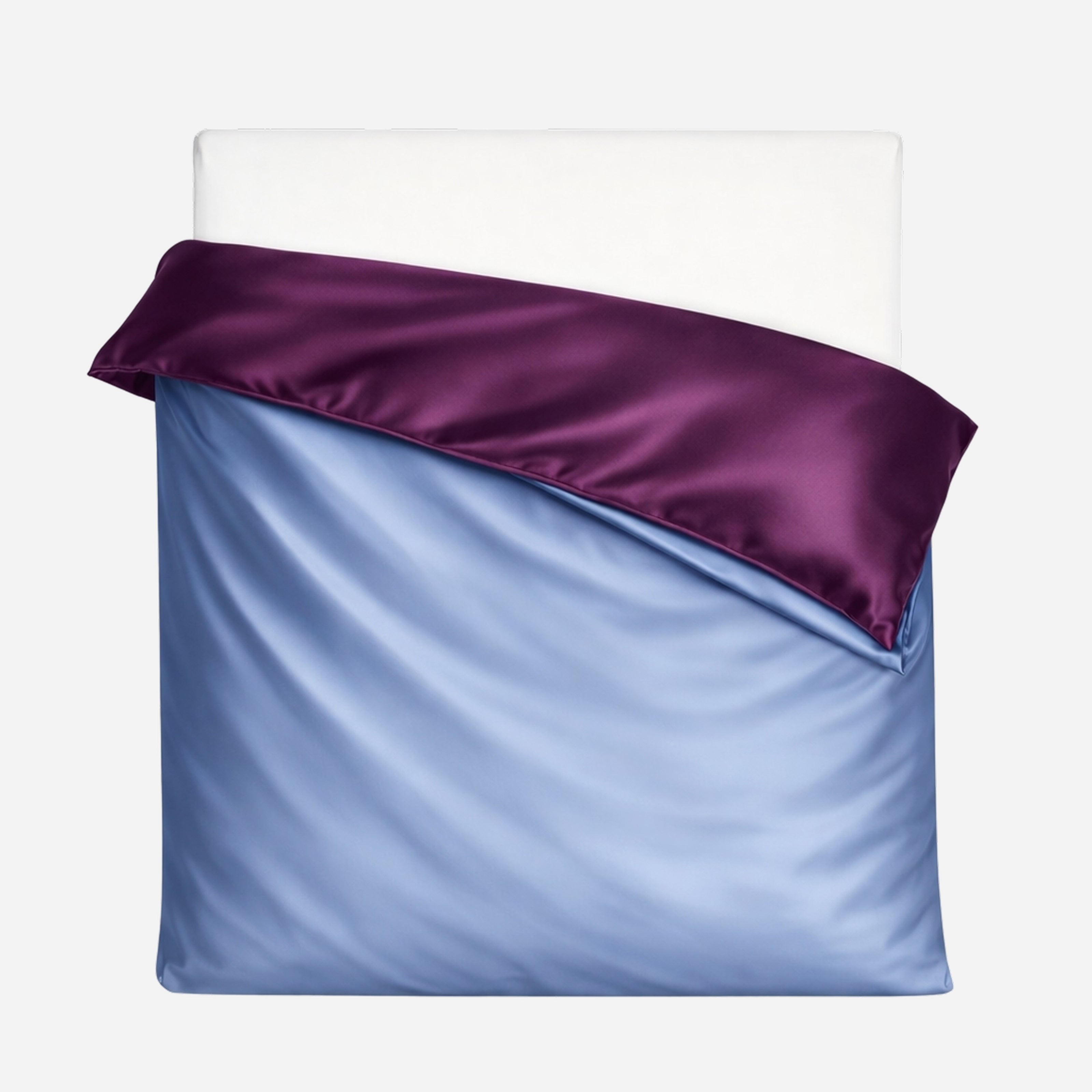 Комплект постільної білизни Шовк-Сатин - Сливовий