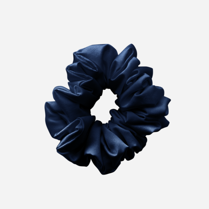 Silk Scrunchie MAXI - Deep Sea