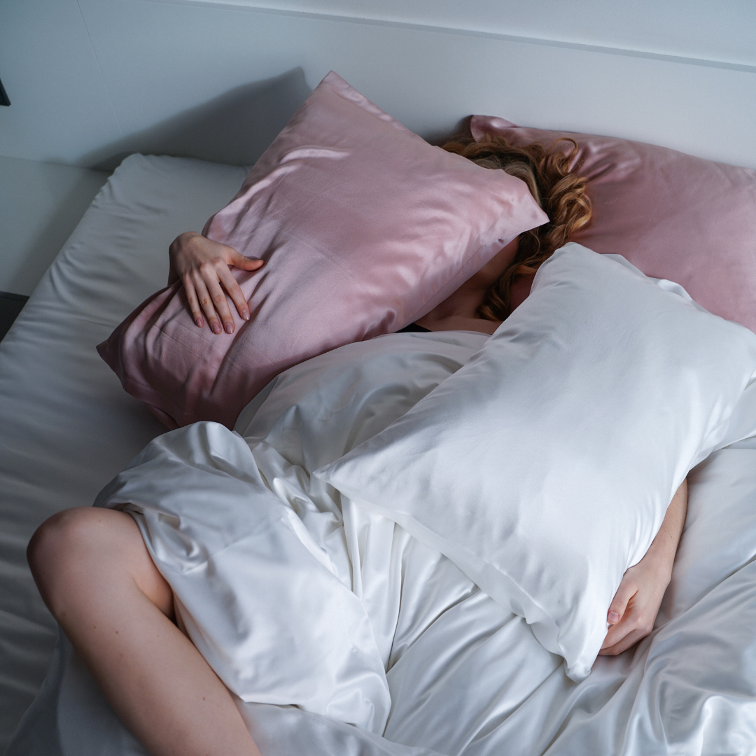 100% Silk Pillowcase - Powder Pink