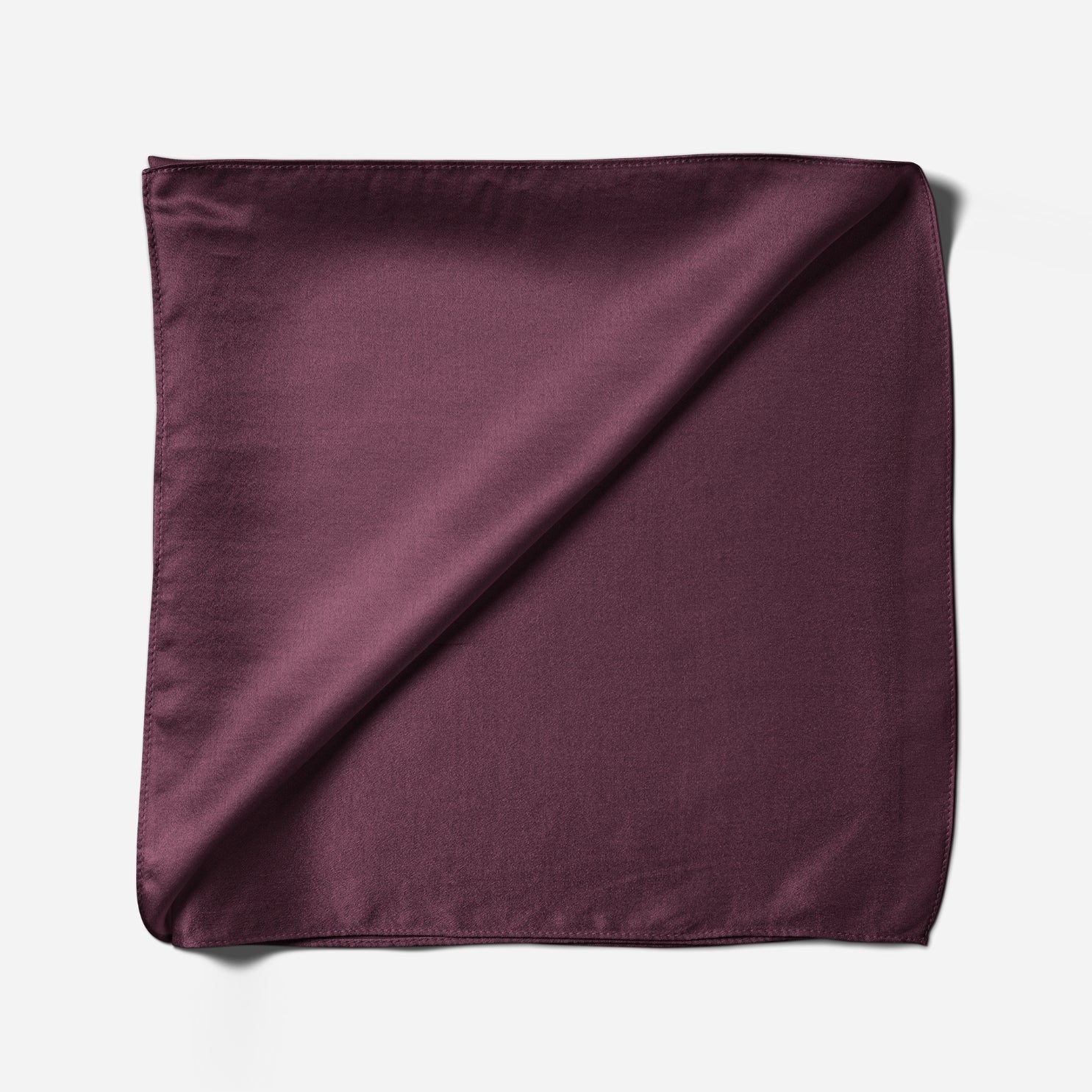 Pure Silk Scarf - Plum