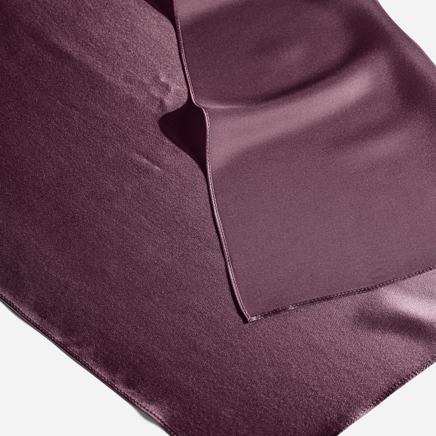 Pure Silk Scarf - Plum