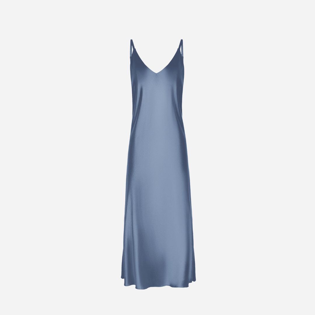 Slip Dress Samantha MAXI - MOLODO Blue