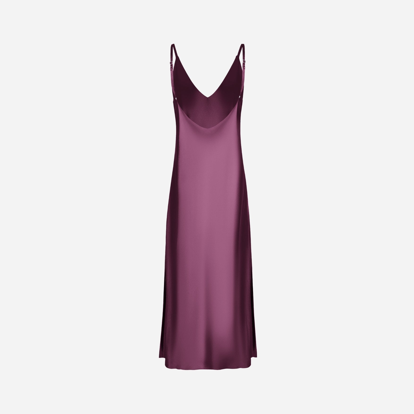 Slip Dress Samantha MAXI - Plum