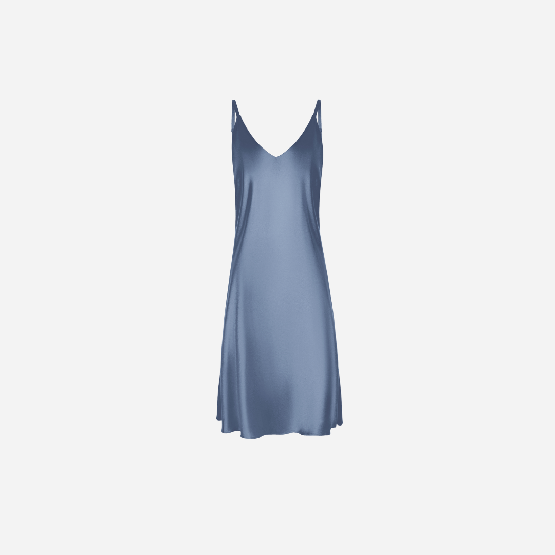 Slip Dress Samantha MIDI - MOLODO Blue