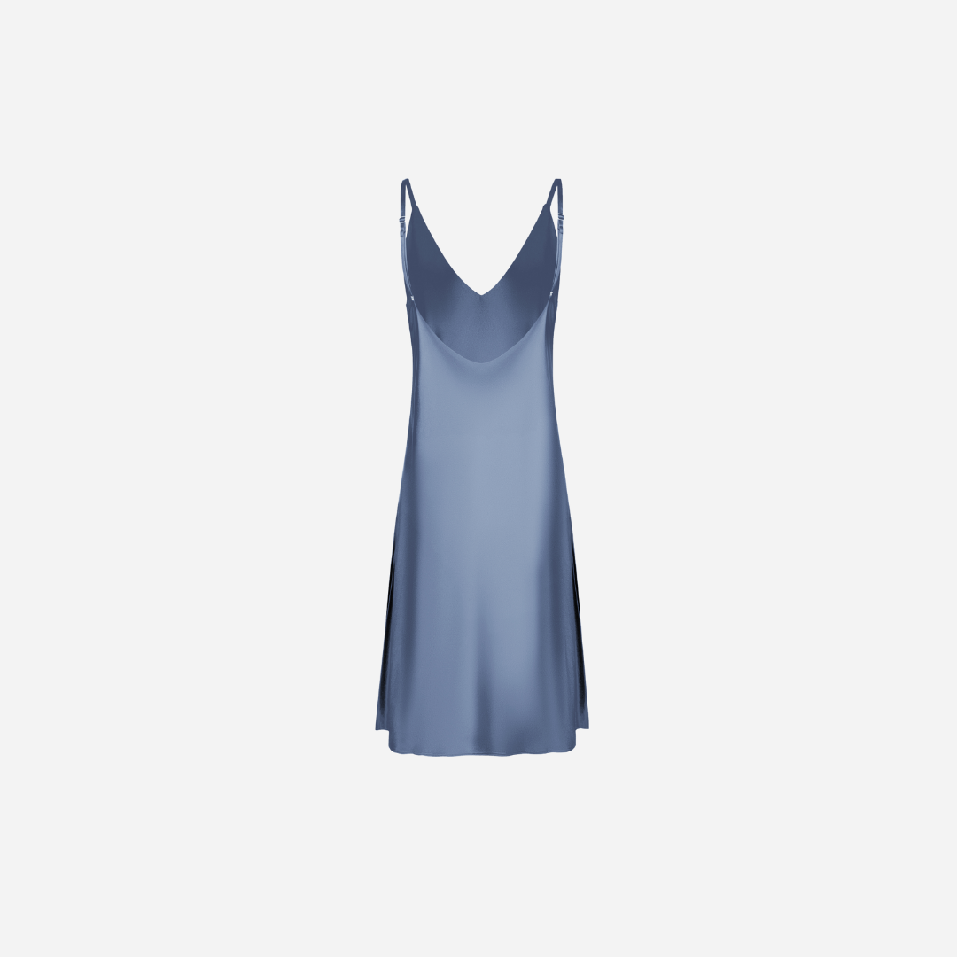 Slip Dress Samantha MIDI - MOLODO Blue