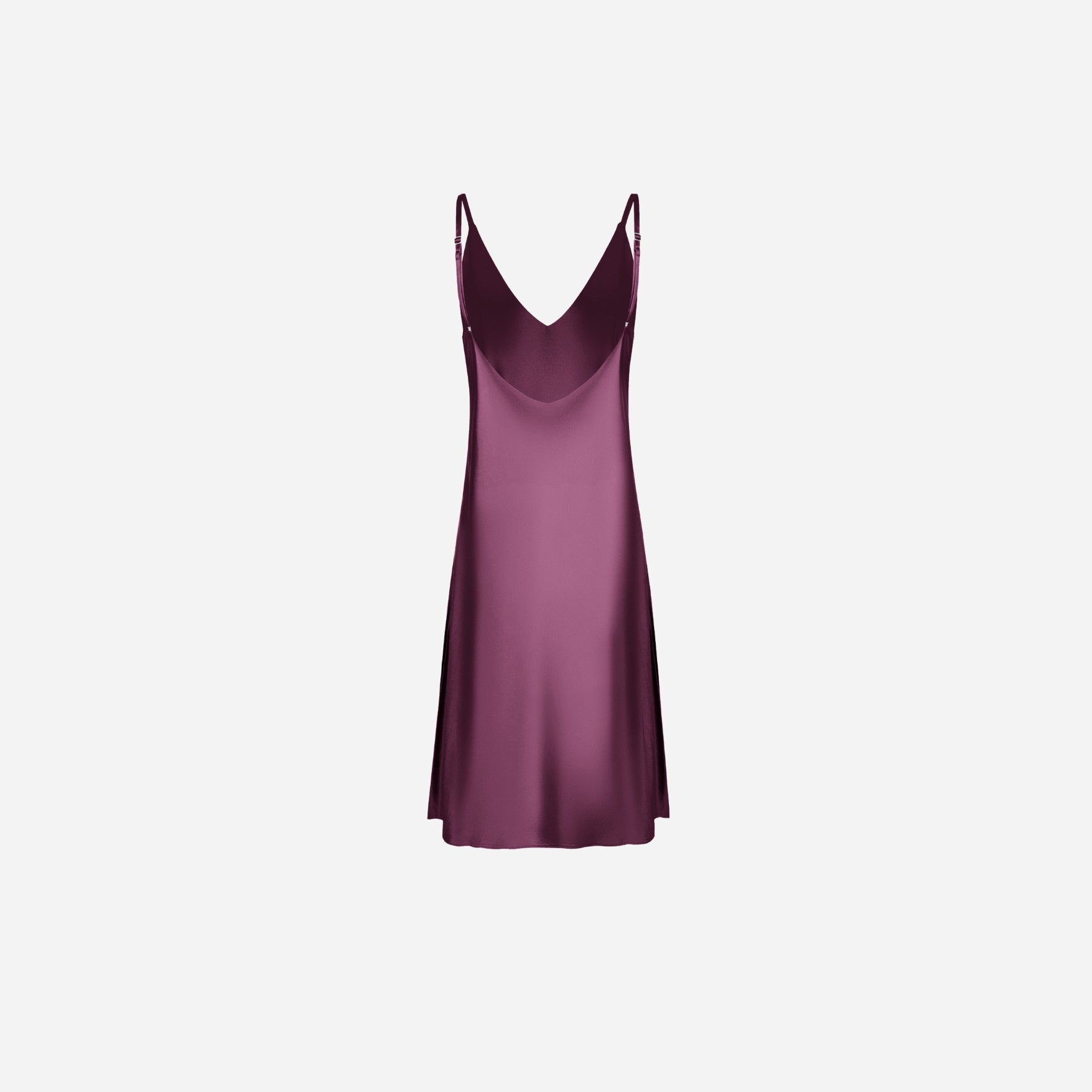Slip Dress Samantha MIDI - Plum