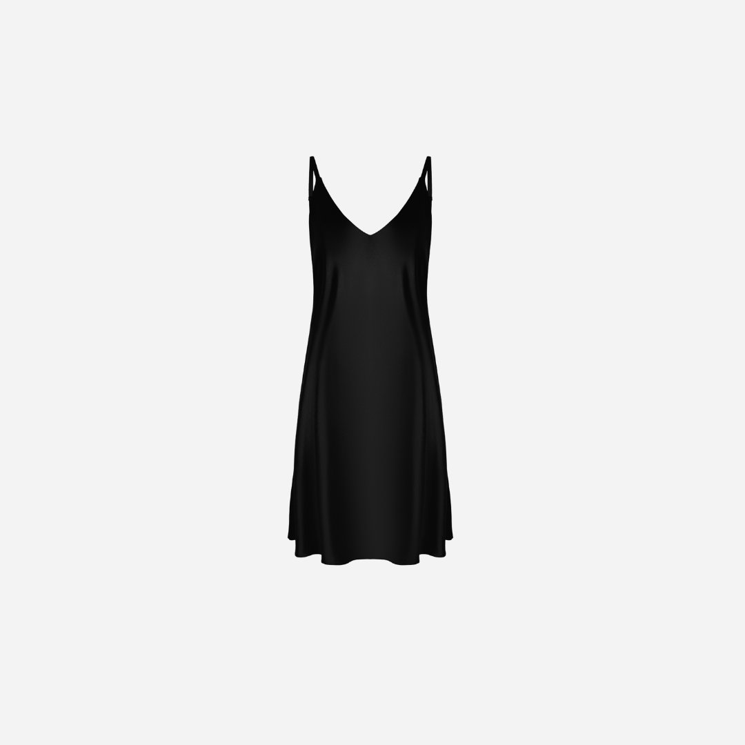 Slip Dress Samantha MINI - Black