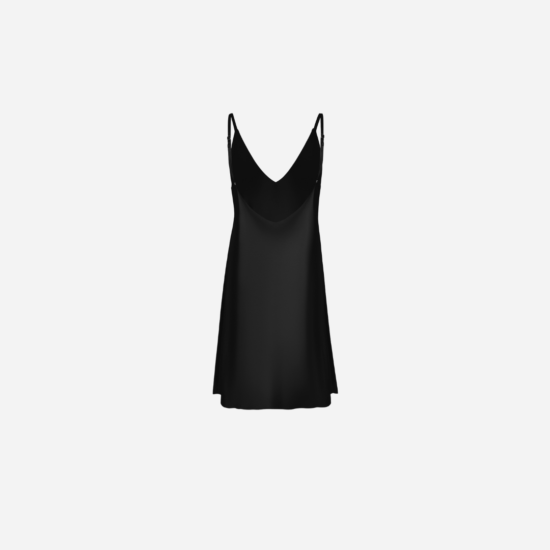 Slip Dress Samantha MINI - Black
