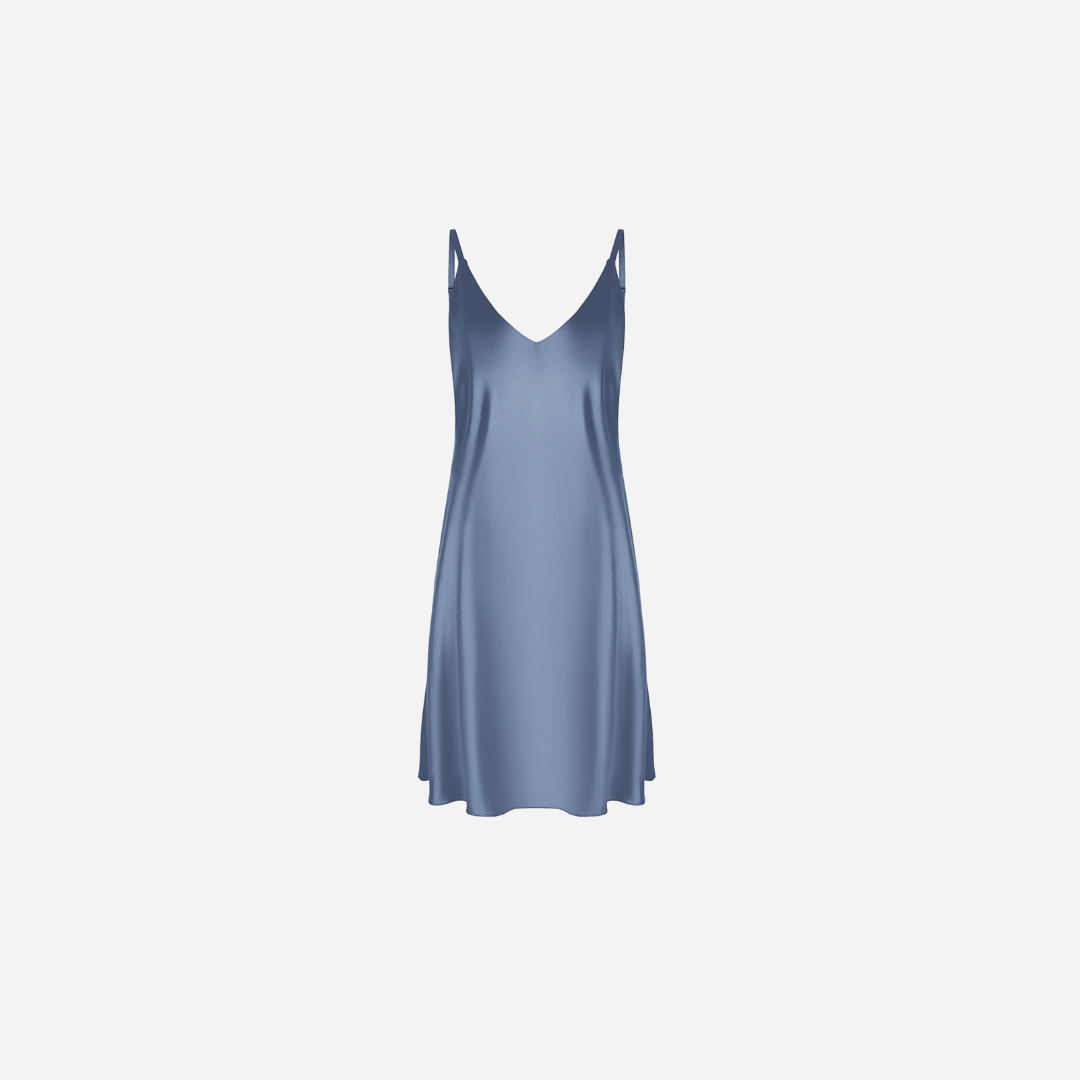 Slip Dress Samantha MINI - MOLODO Blue