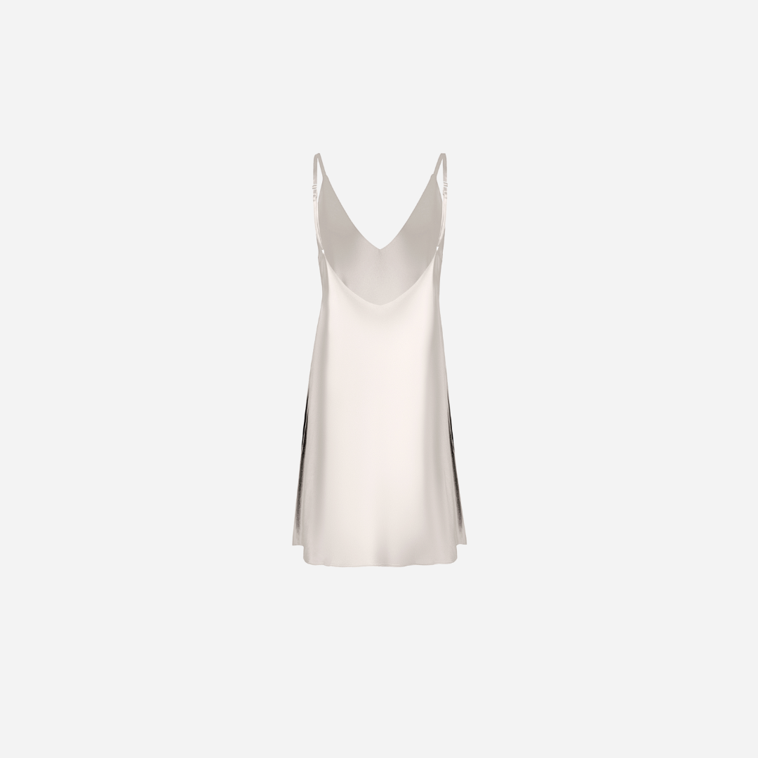 Slip Dress Samantha MINI - Off White