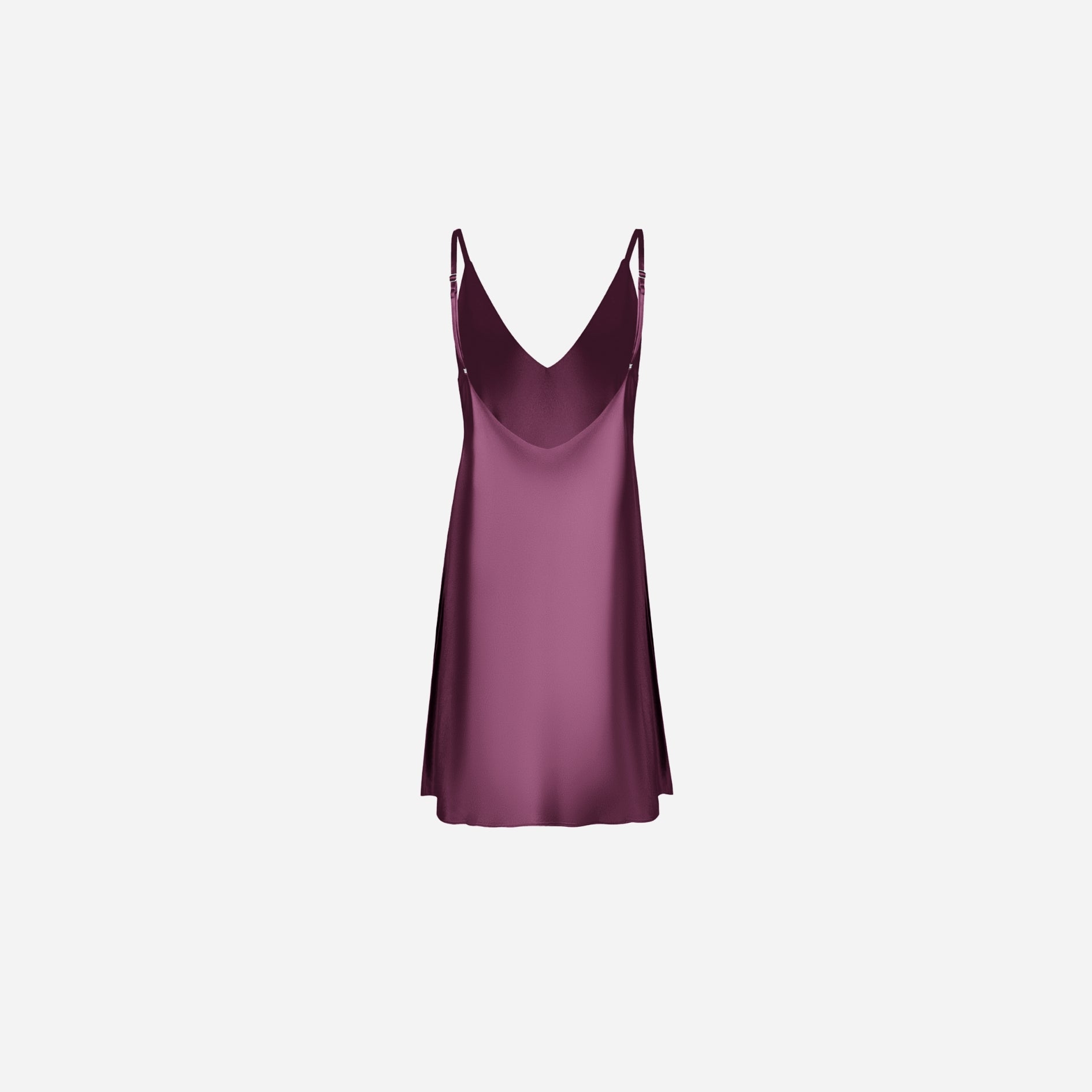 Slip Dress Samantha MINI - Plum