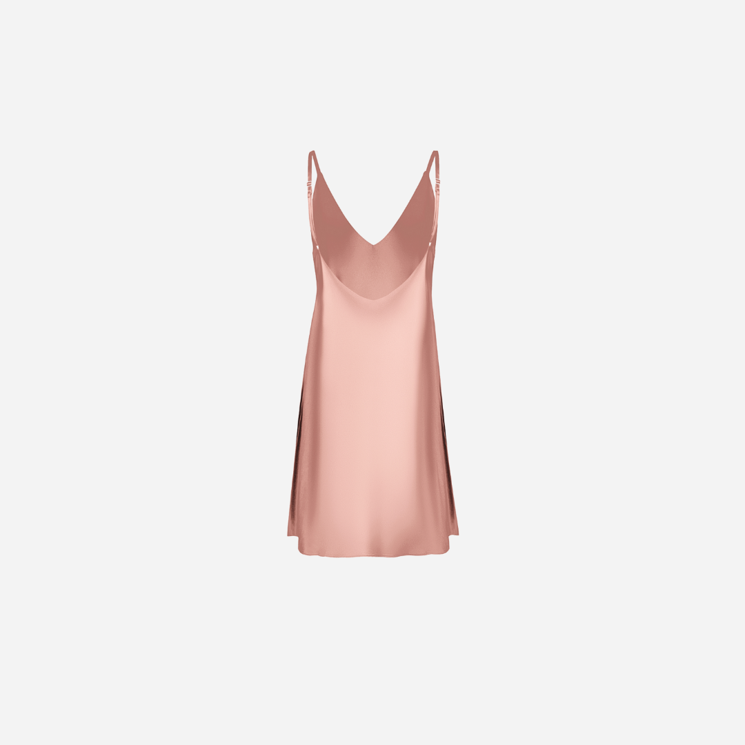 Slip Dress Samantha MINI - Powder Pink