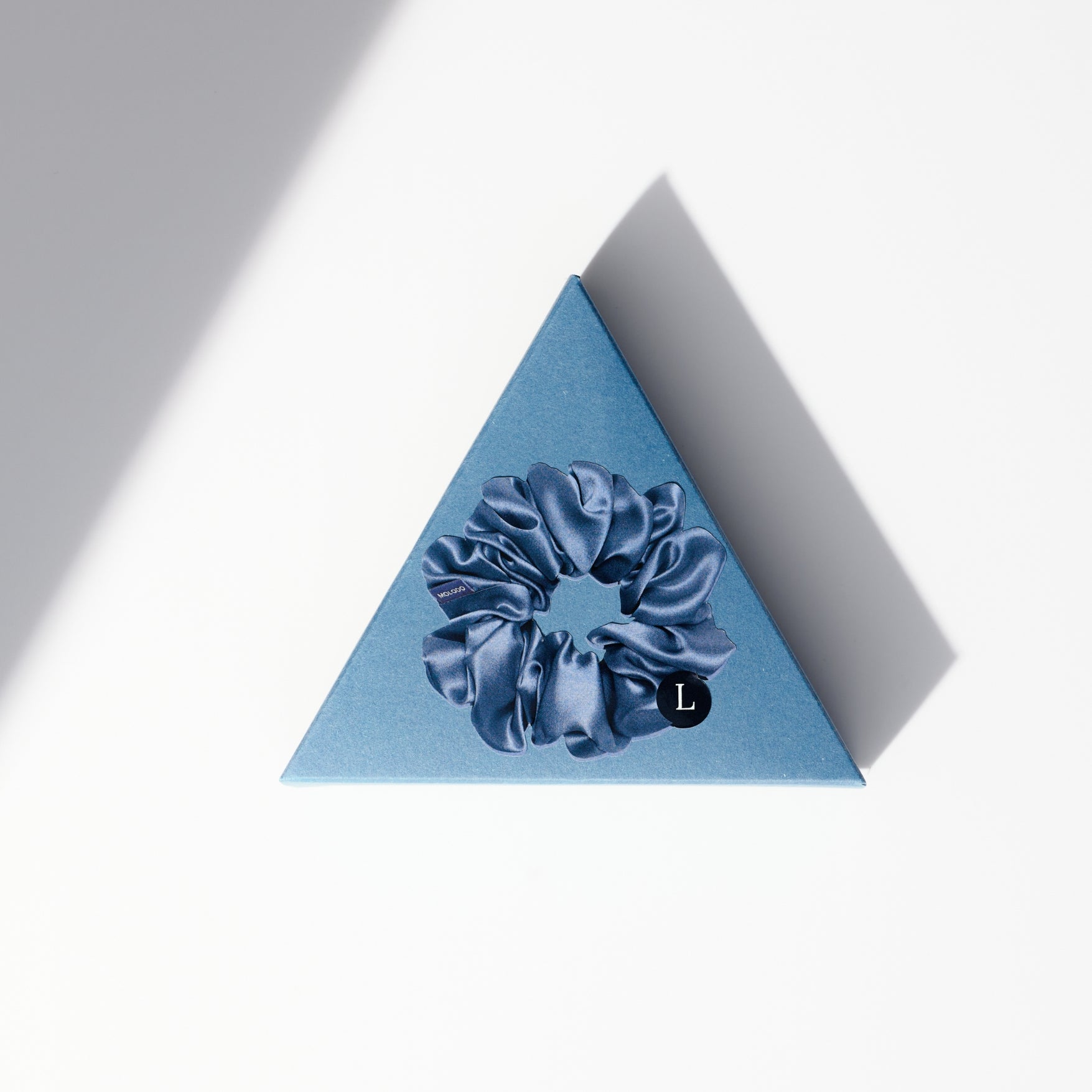 Silk Scrunchie L - MOLODO Blue