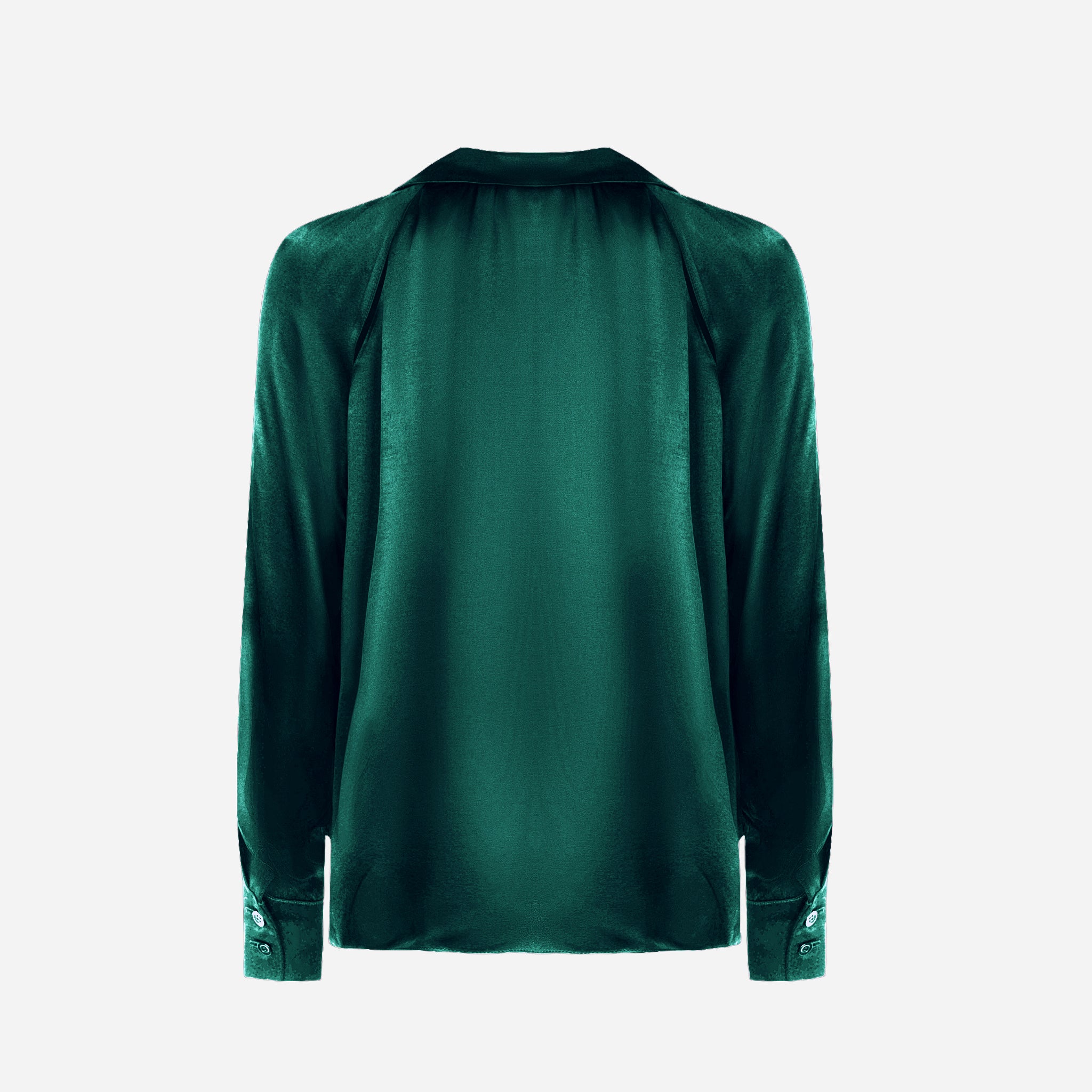 Shirt with cut-out details BASE 1.0 - EVERGREEN