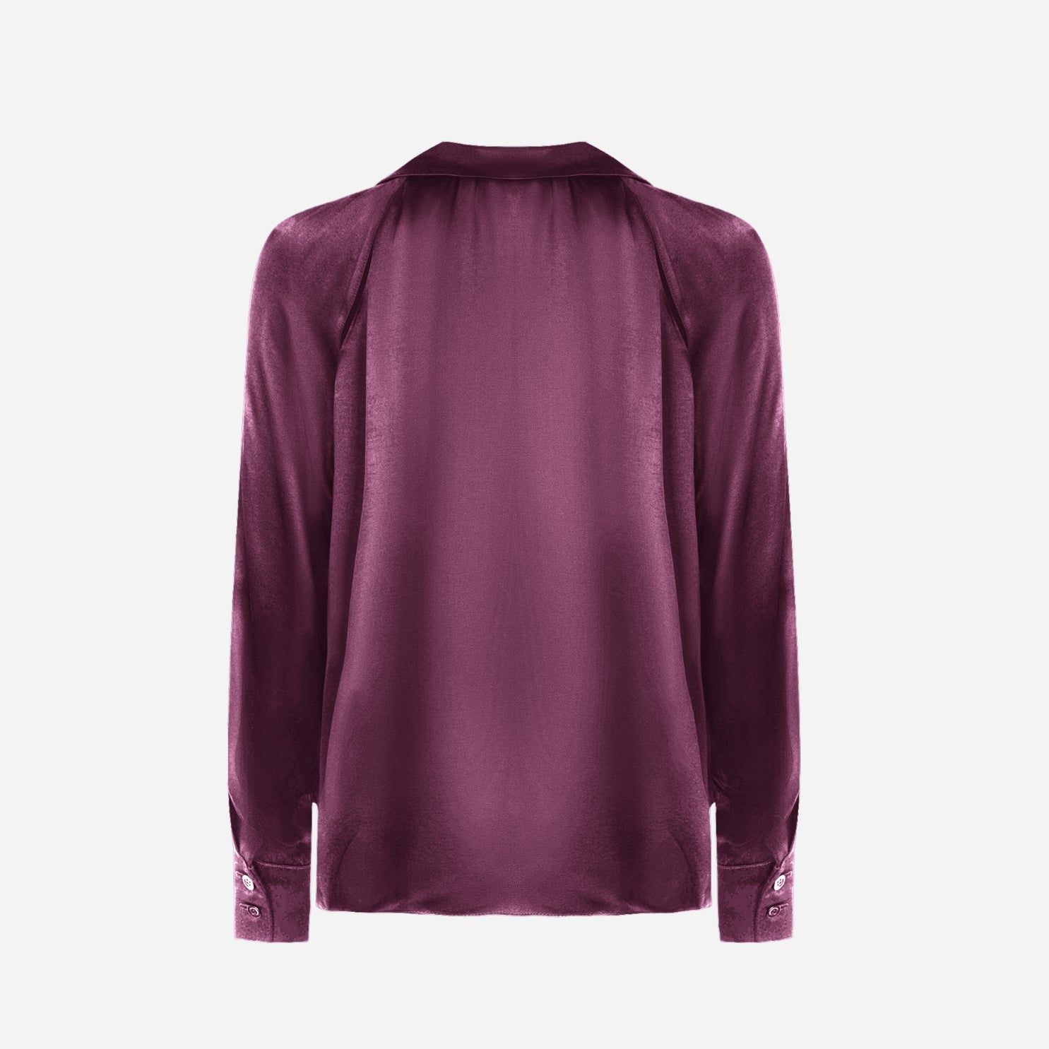 Shirt with cut-out details BASE 1.0 - Plum