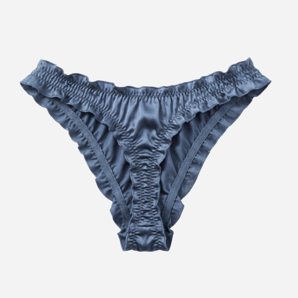 Шовкові стрінги "Air" – Чорний