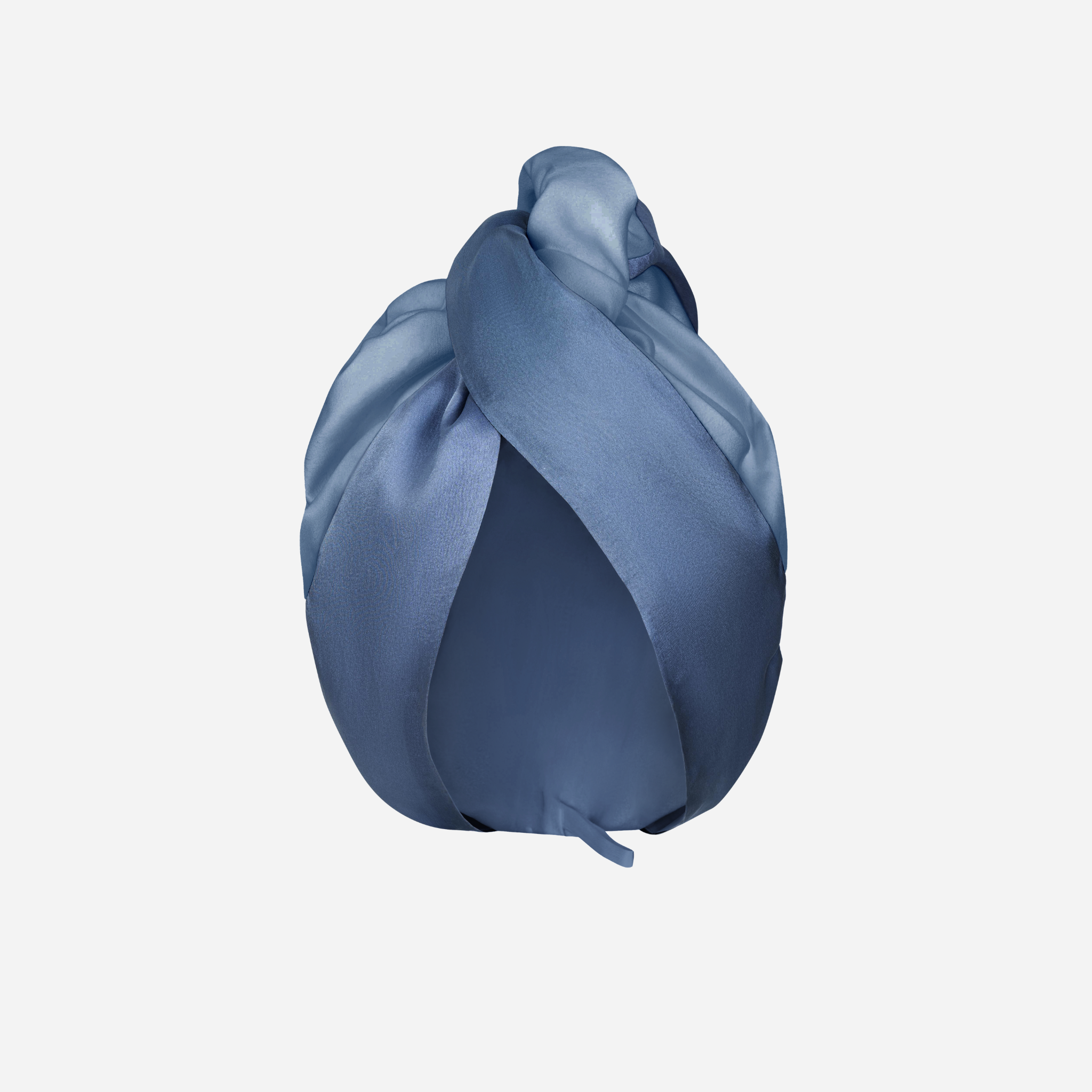 Тюрбан-рушник Molodo Blue з Mulberry шовку та гладкої мікрофібри — брендовий тюрбан для волосся, що поєднує розкішний вигляд і функціональність для щоденного догляду