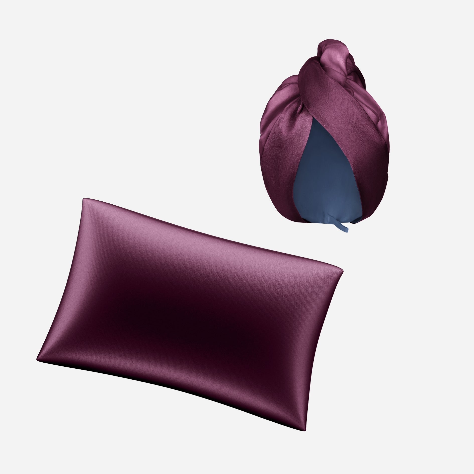 Silk for Hair Set - Plum