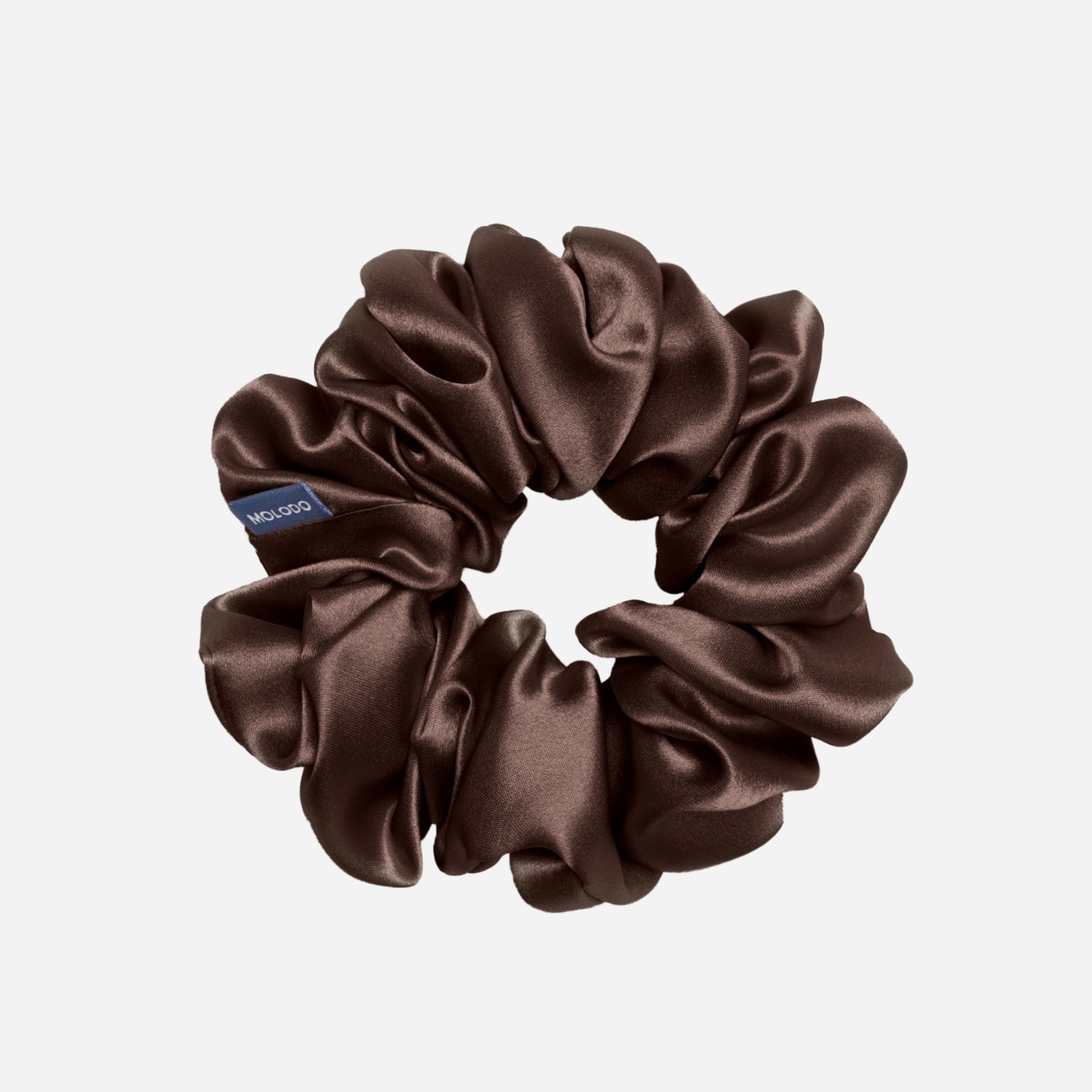 Silk Scrunchie MAXI - Brown