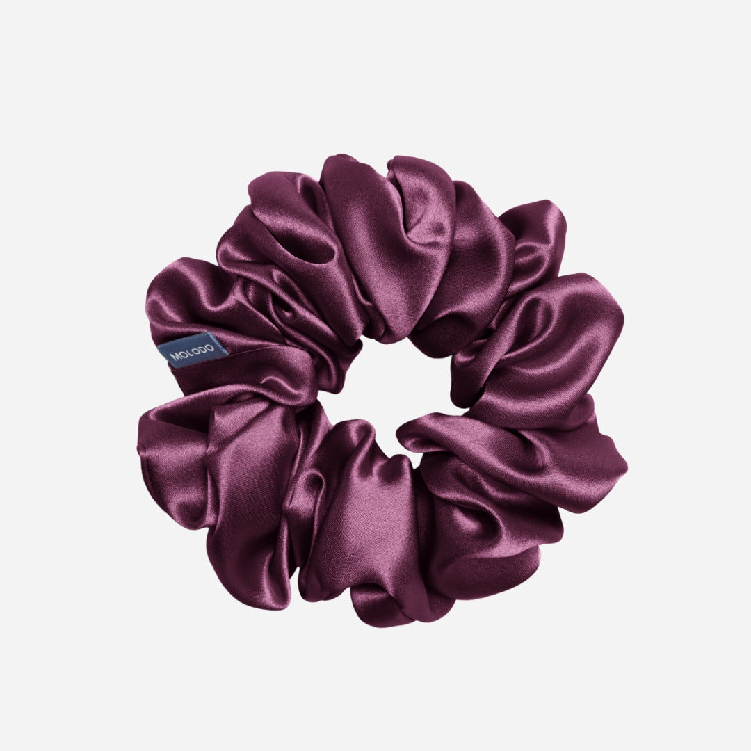 Silk Scrunchie MAXI - Plum