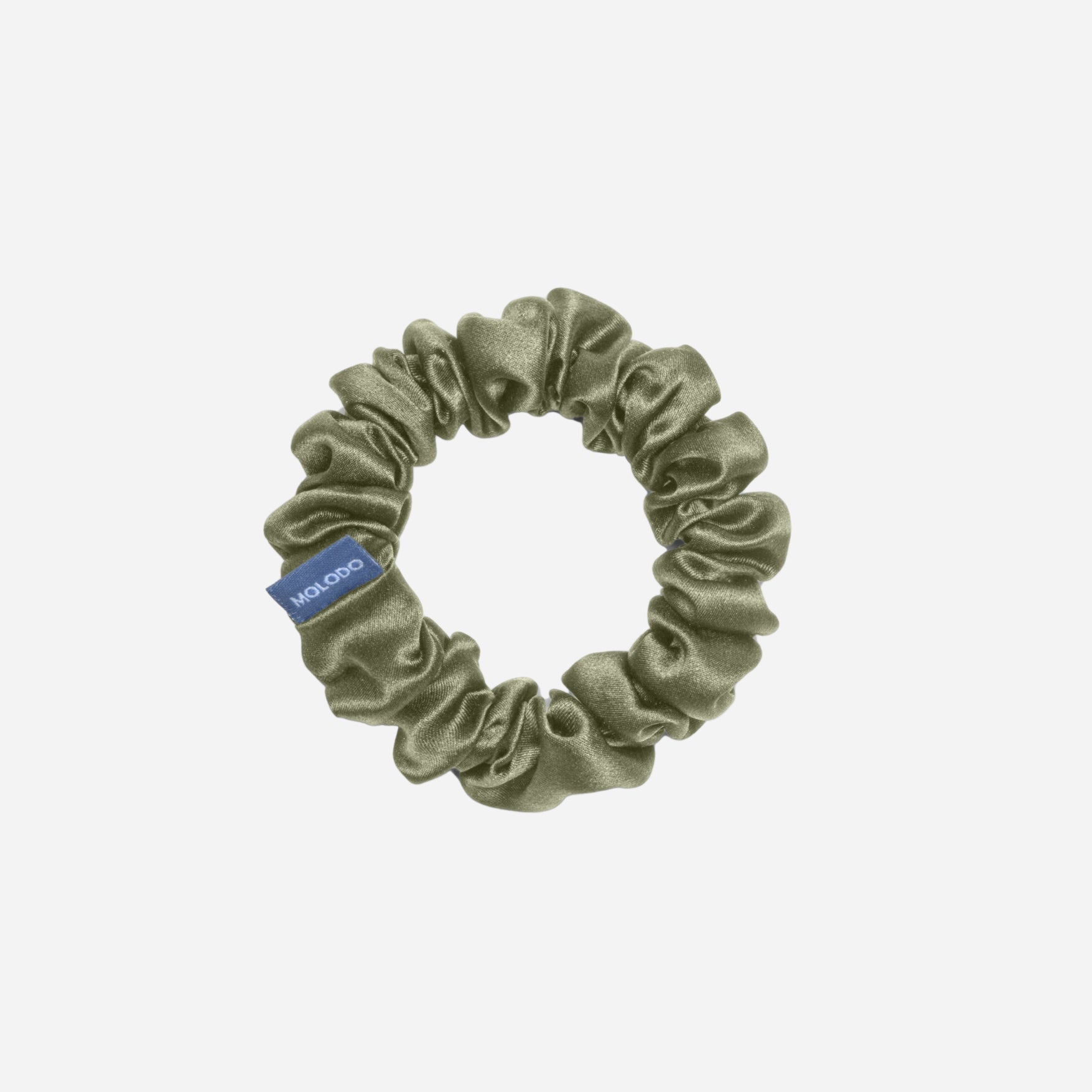 Silk Scrunchie MIDI - Forest Moss