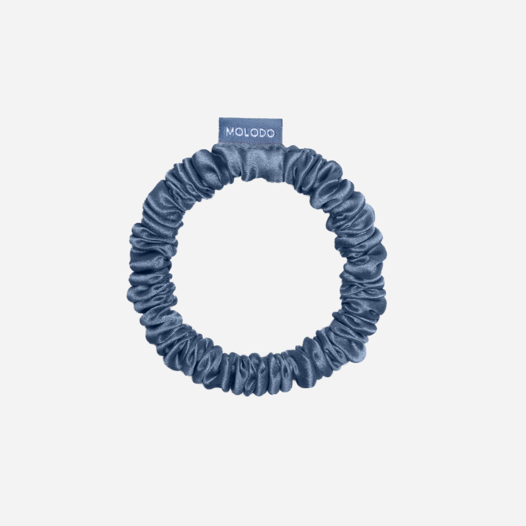 Silk Scrunchie MINI - MOLODO Blue