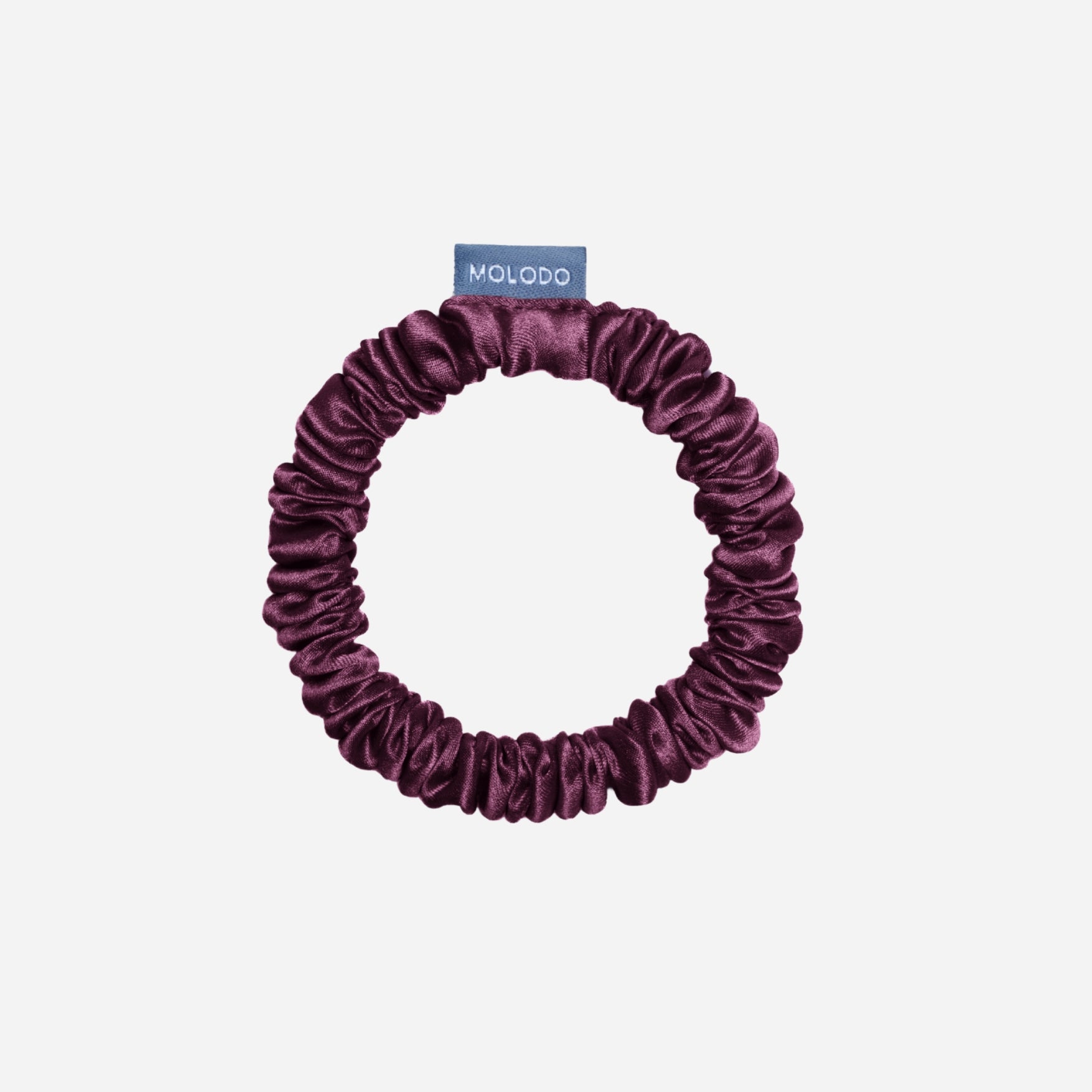 Silk Scrunchie MINI - Plum