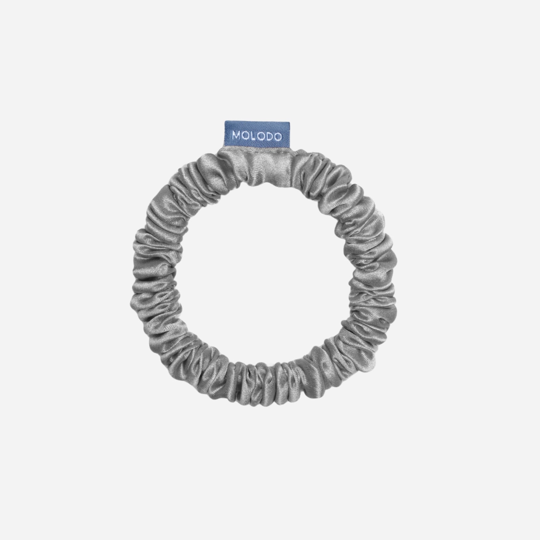Silk Scrunchie MINI - Stone Grey