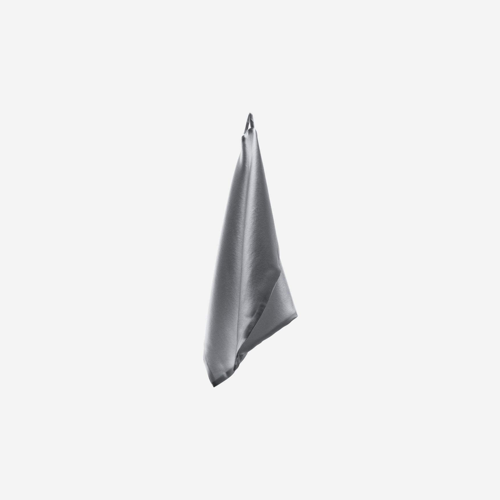 Silk Face Towel 40*40cm - Stone Grey