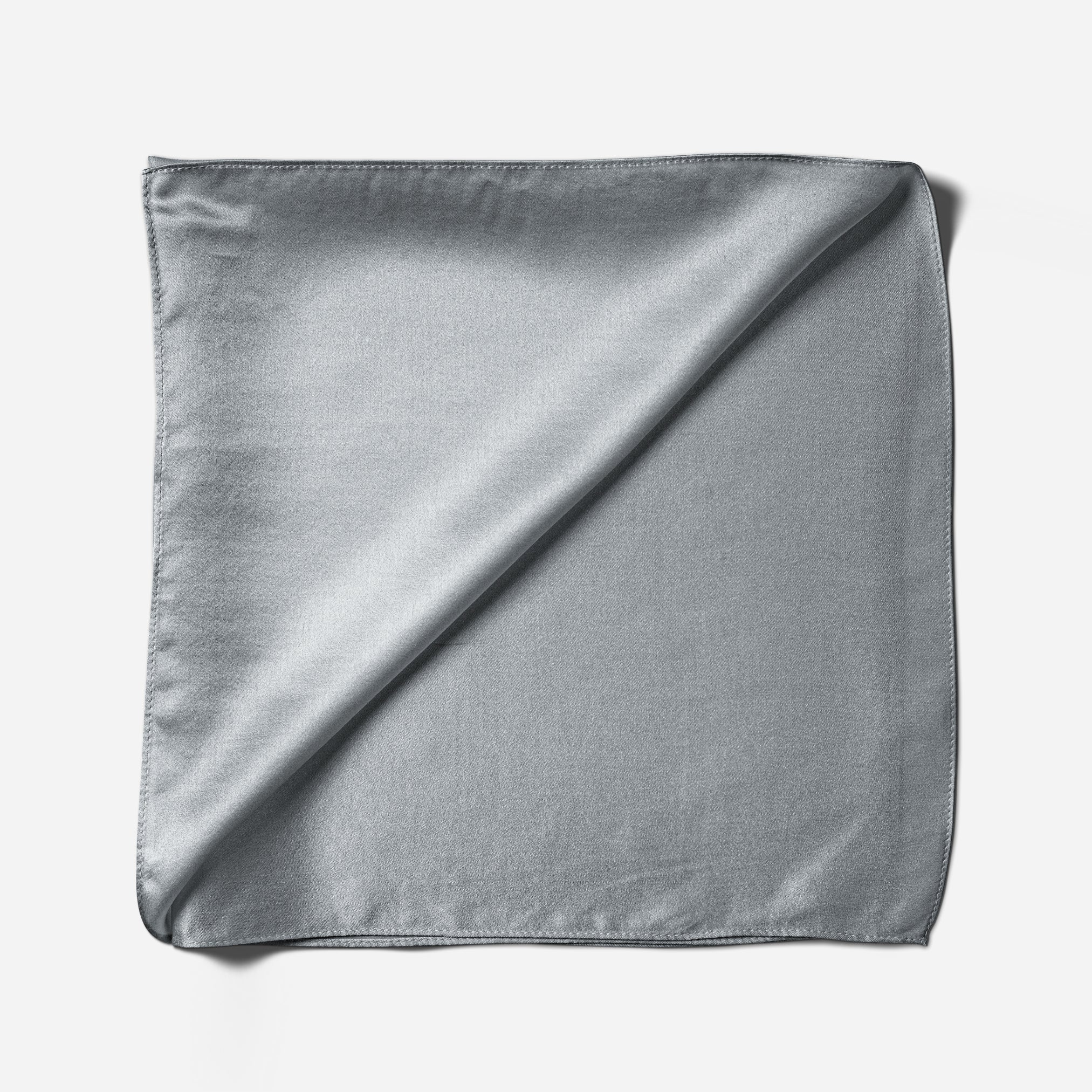Pure Silk Scarf - Stone Grey