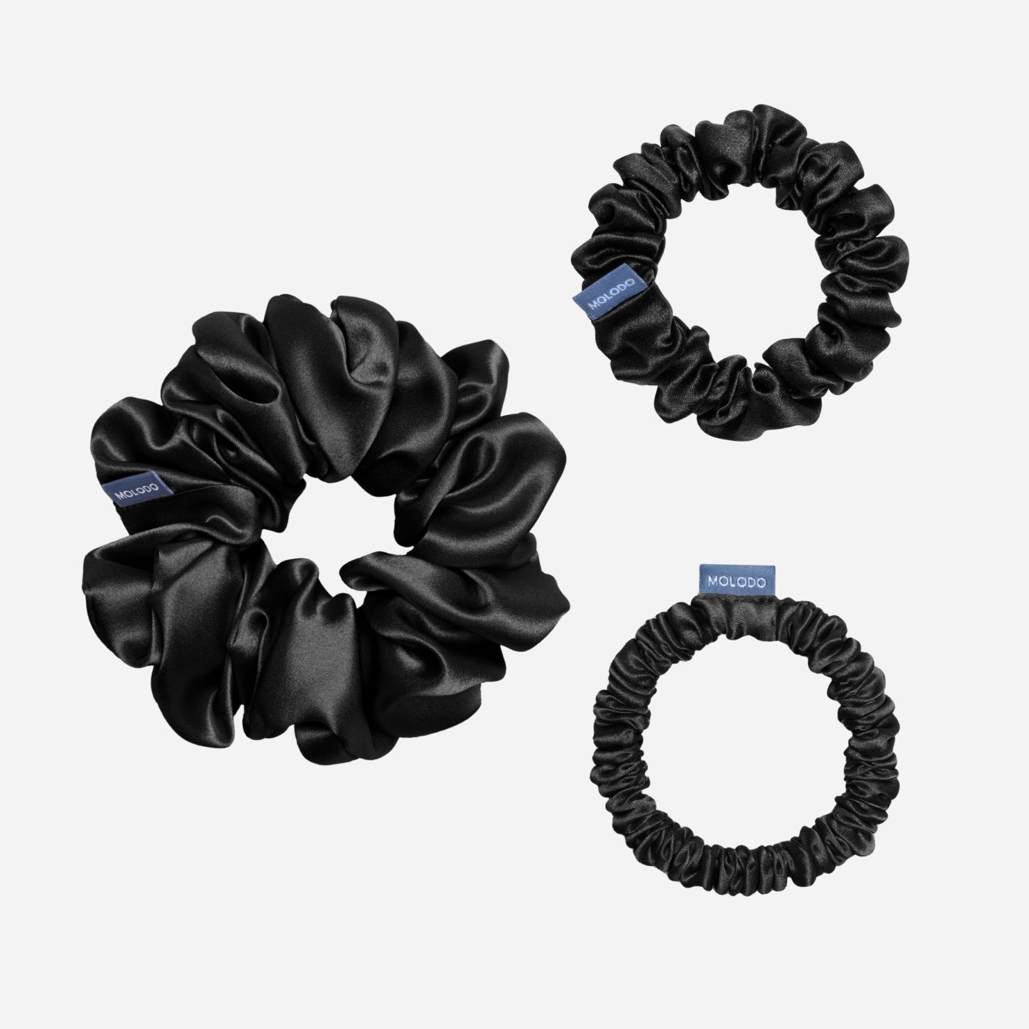 Silk Scrunchie TRIO (3pcs)