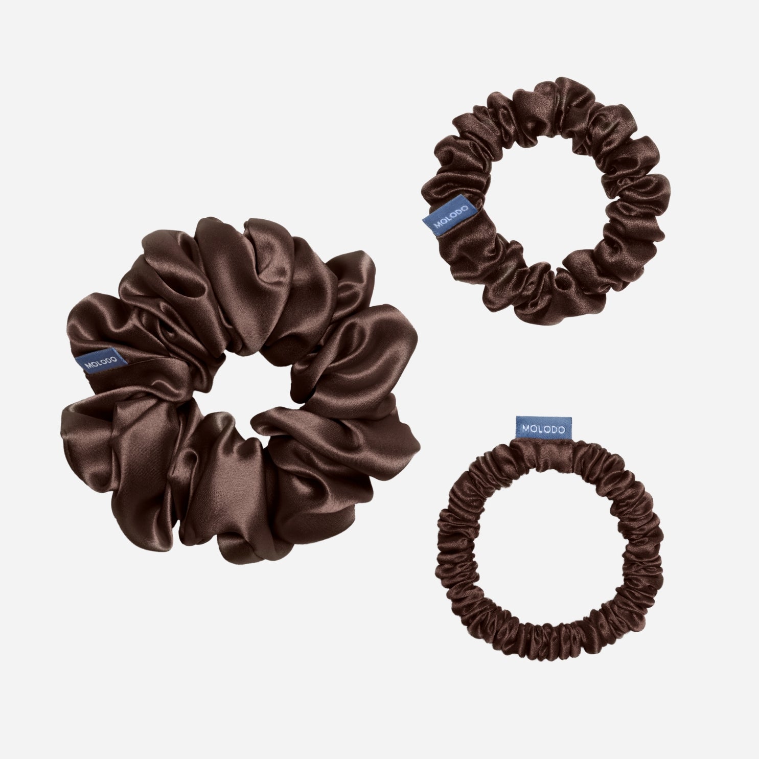 Silk Scrunchie TRIO (3pcs)