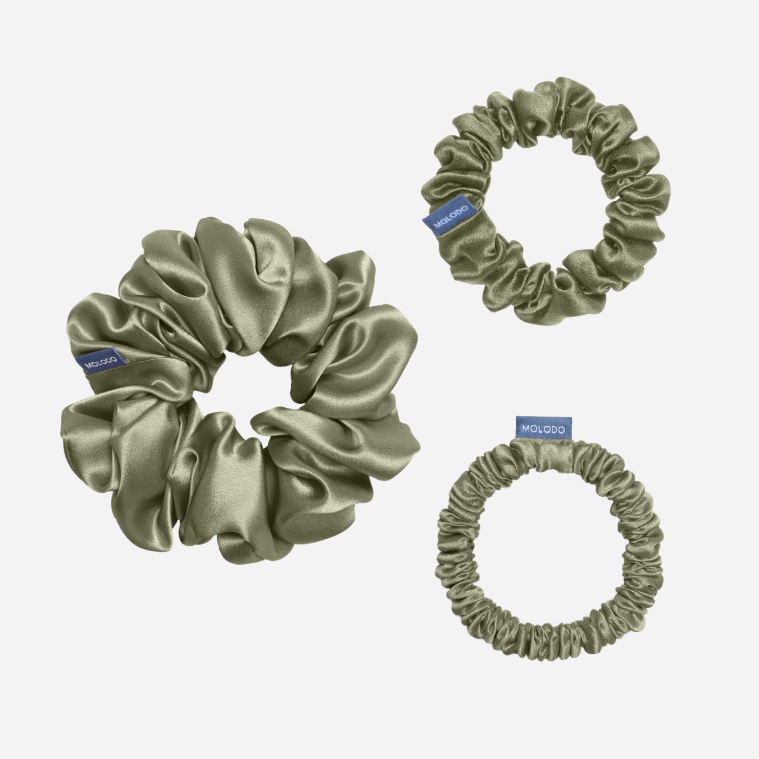 Silk Scrunchie TRIO (3pcs)