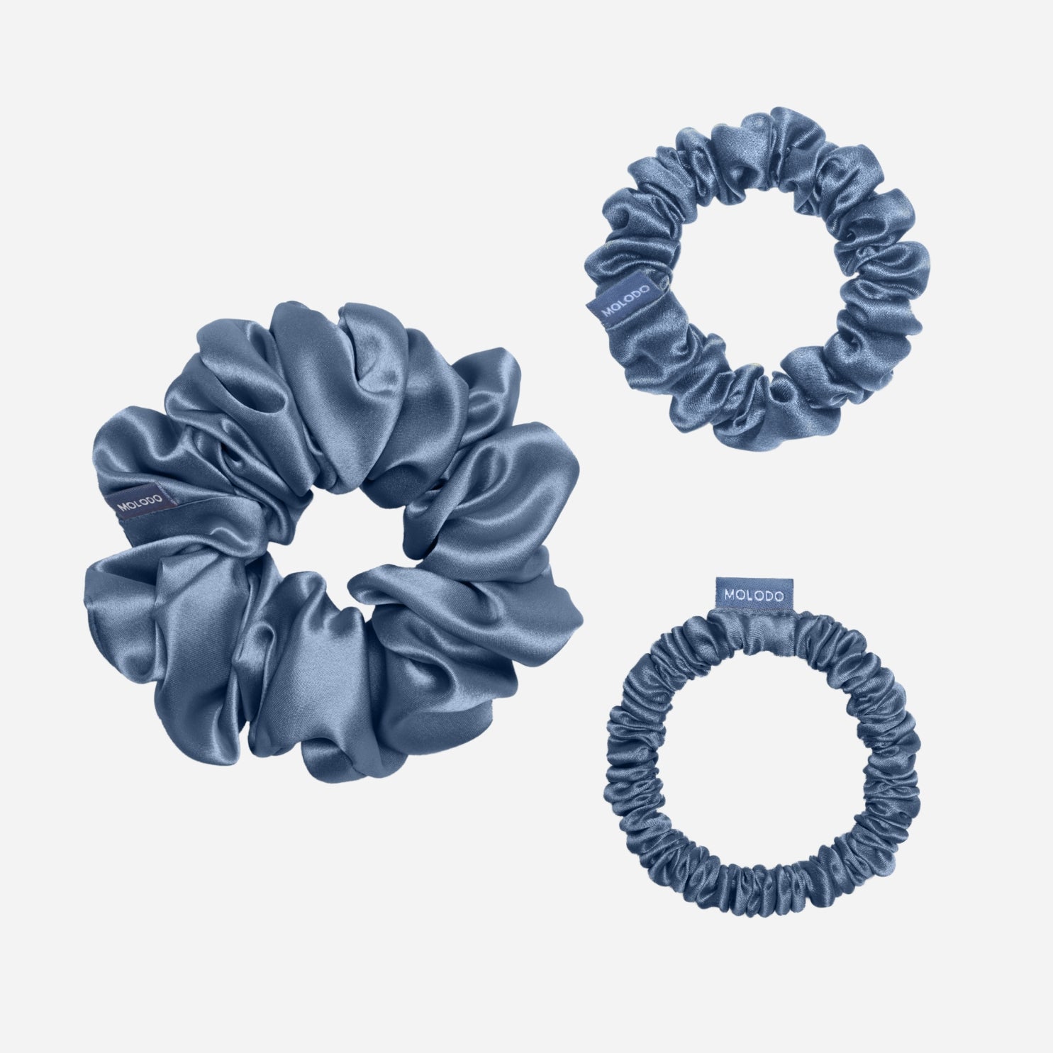 Silk Scrunchie TRIO (3pcs)