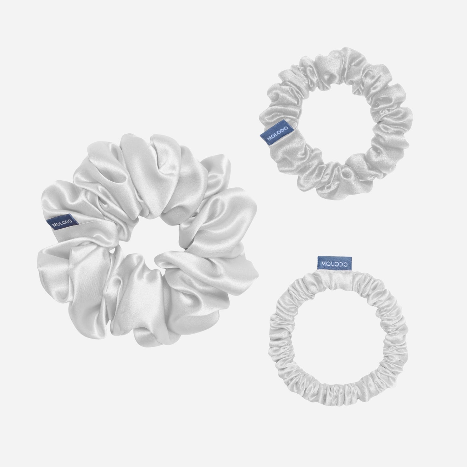 Silk Scrunchie TRIO (3pcs)