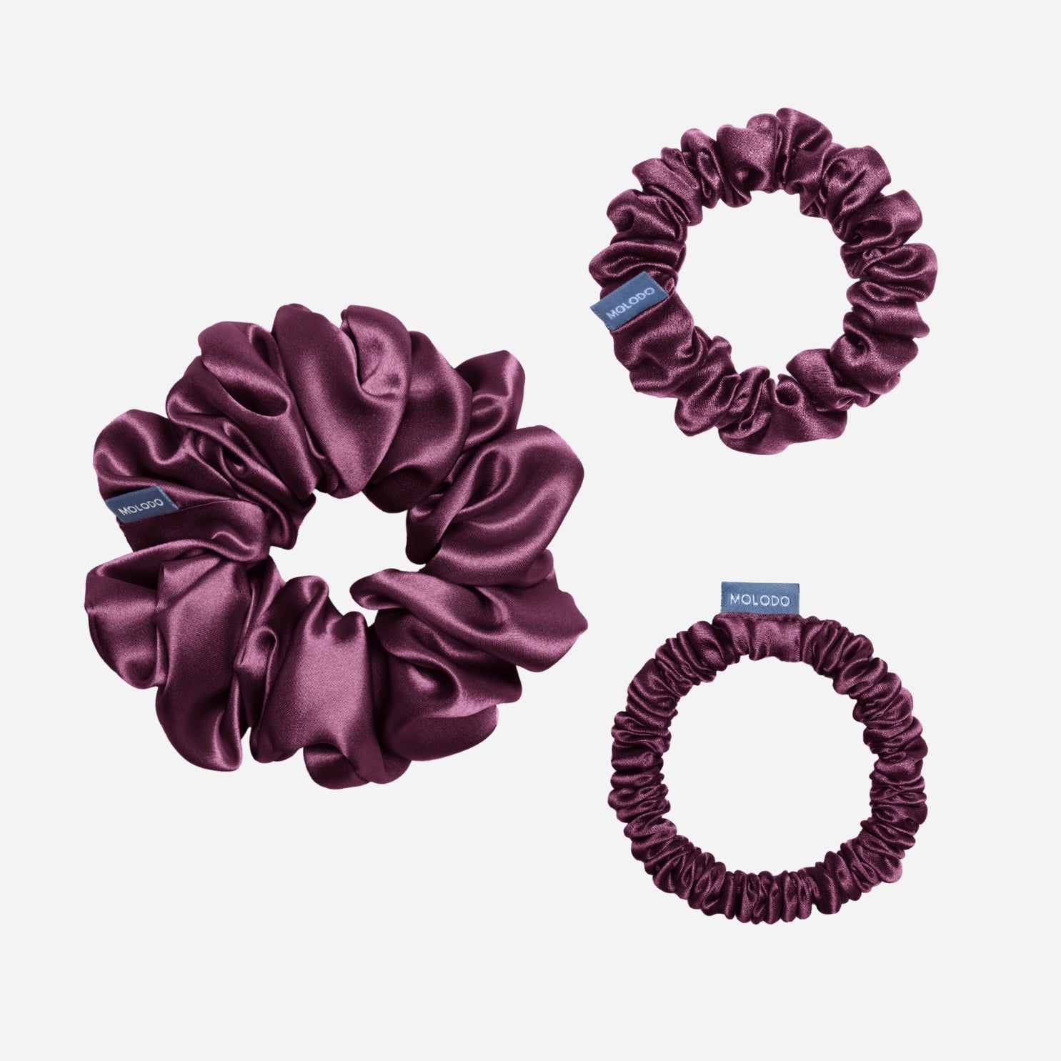 Silk Scrunchie TRIO (3pcs)